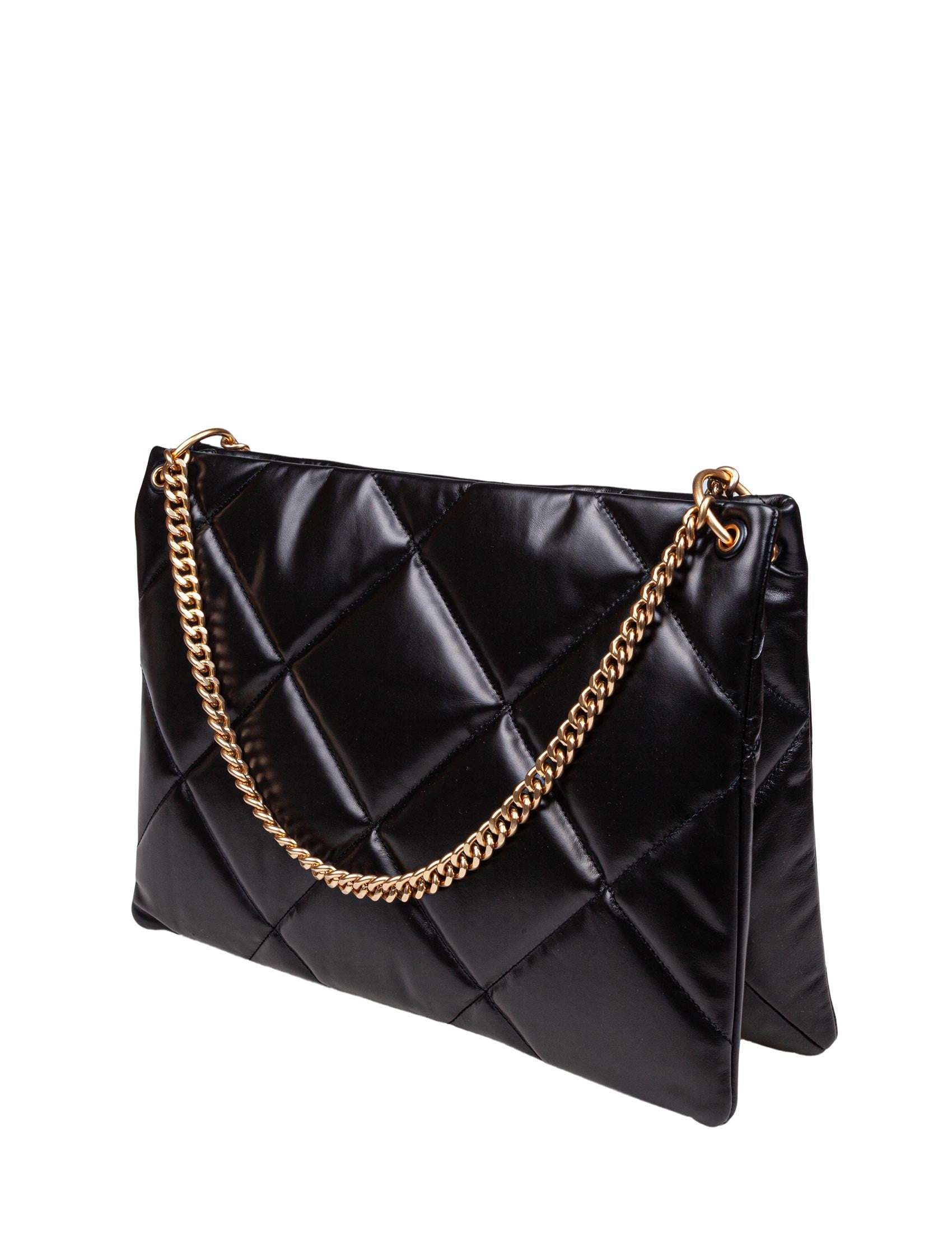 TORY BURCH Kira Diamond Quilted Leather Mini Shoulder Handbag - 26cm x 38cm x 11cm