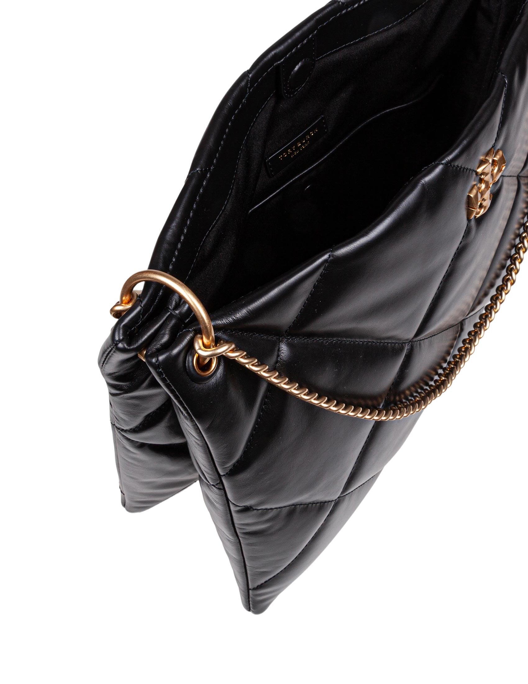 TORY BURCH Kira Diamond Quilted Leather Mini Shoulder Handbag - 26cm x 38cm x 11cm