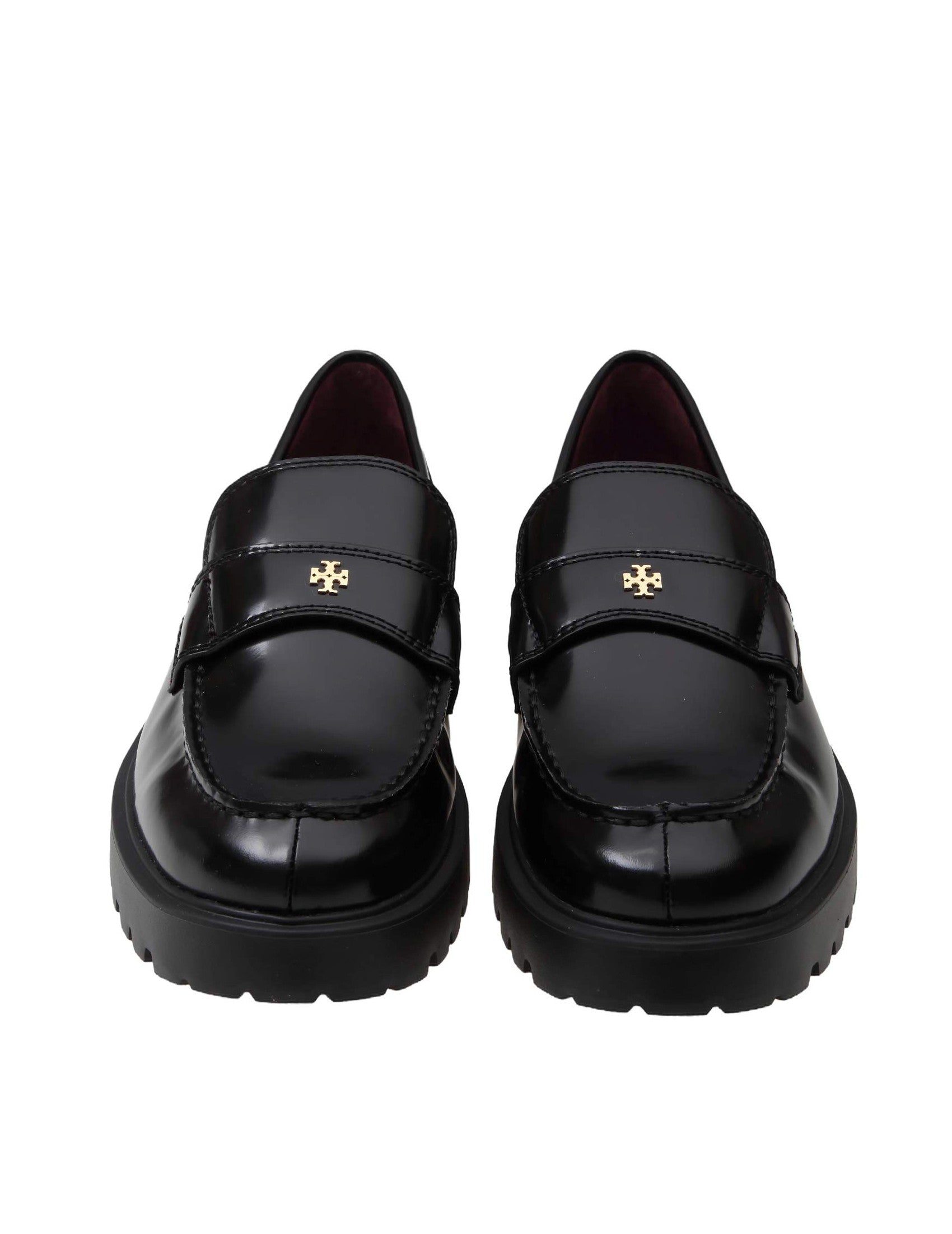TORY BURCH Lug Moccasins in Luxurious Calfskin