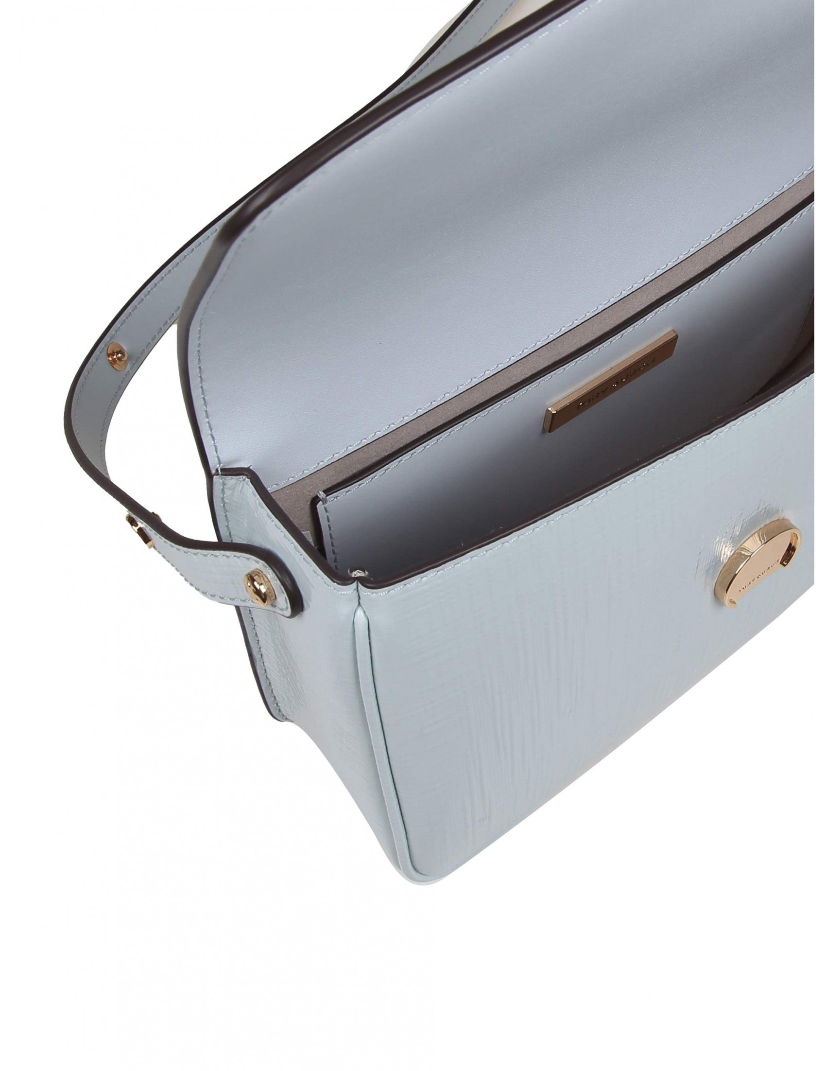 TORY BURCH Mini Embossed Leather Shoulder Handbag - Women's Classic Design