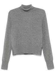 TOTEME Cropped Crew-neck Knit Sweater