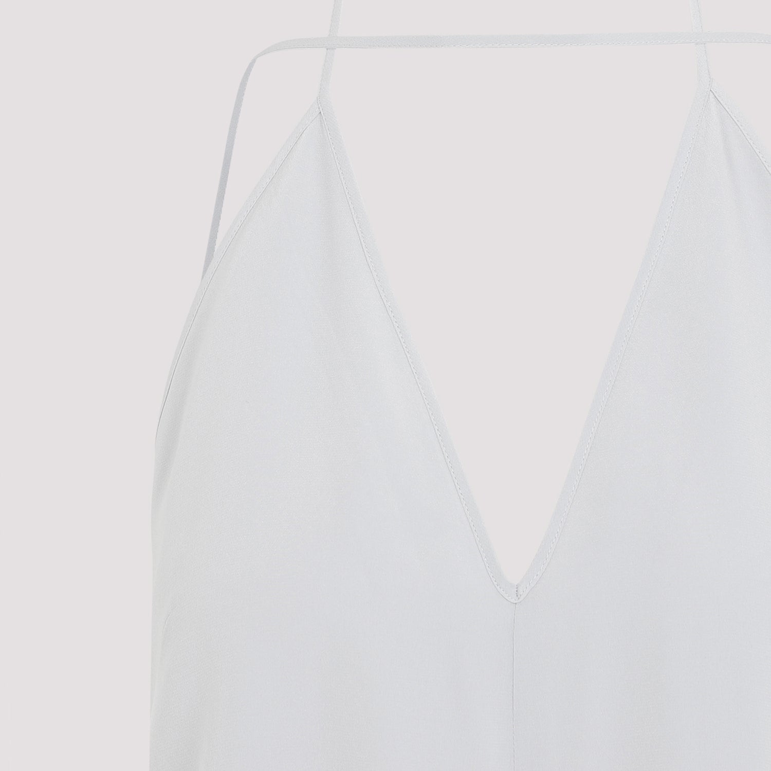 TOTEME Elegant Silk Top with V-Neckline and Spaghetti Straps