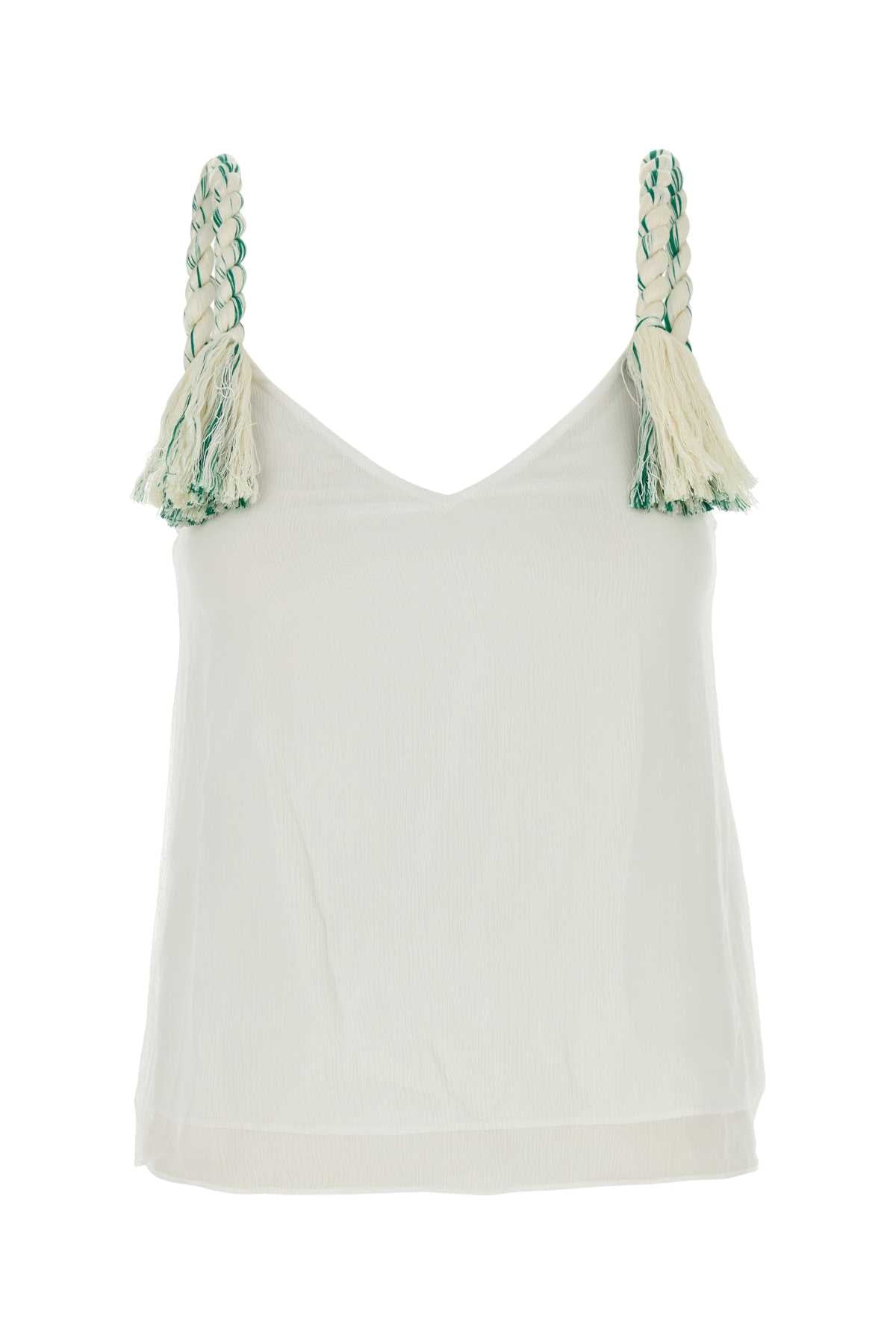 JW ANDERSON Tulle Tassel Strap Camisole Top