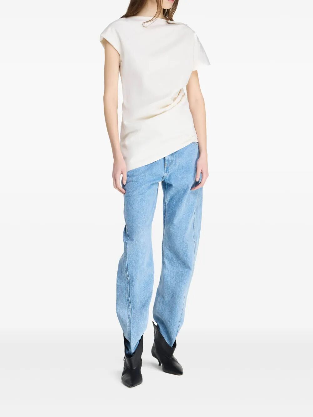 JW ANDERSON Asymmetric Draped Mini Top