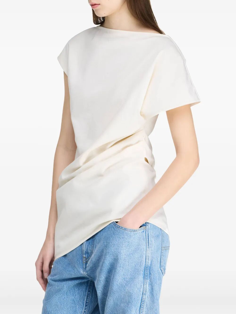 JW ANDERSON Asymmetric Draped Mini Top