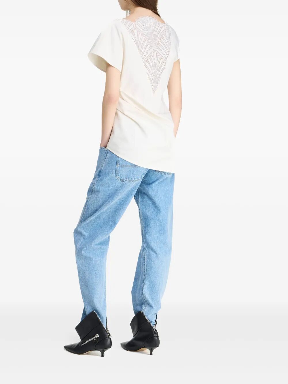 JW ANDERSON Asymmetric Draped Mini Top