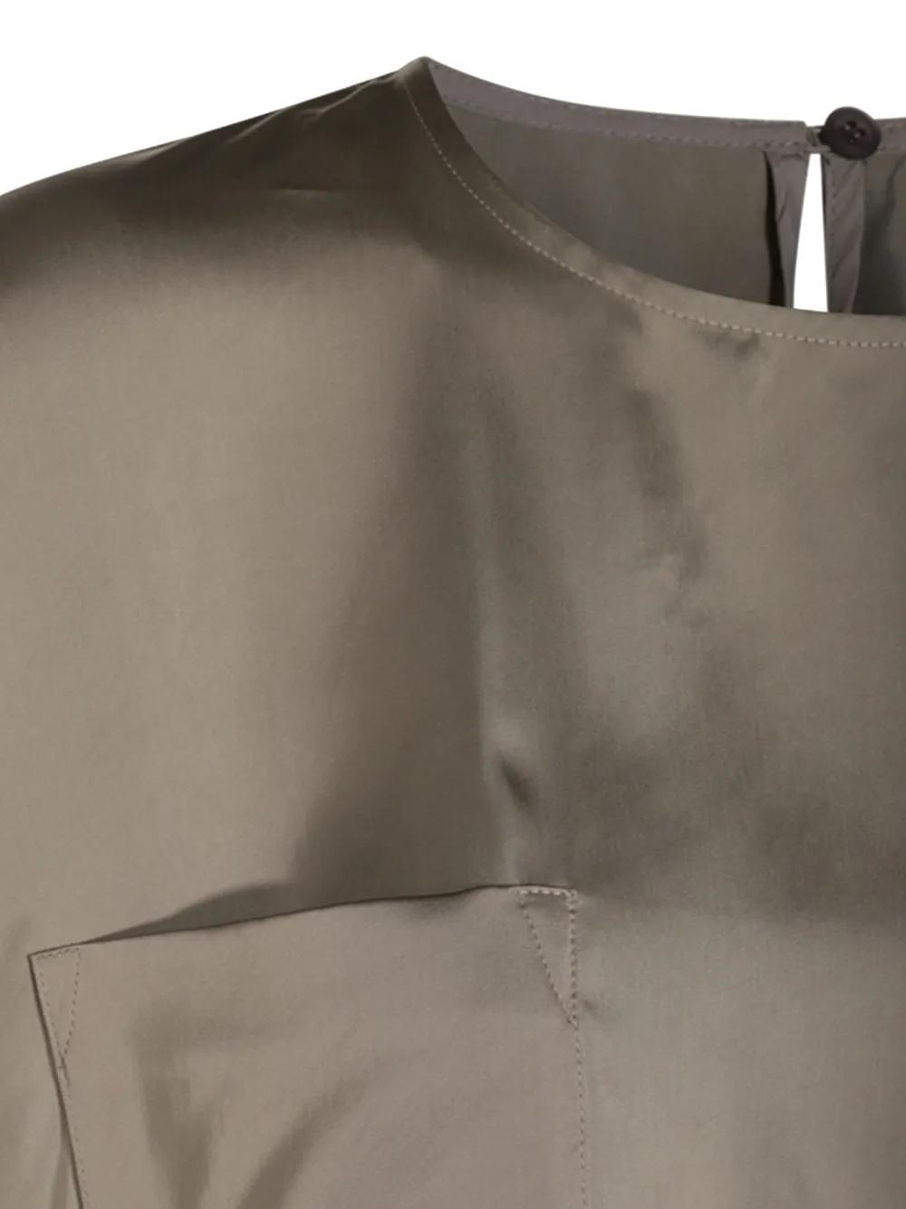 FABIANA FILIPPI Satin T-Shirt for Women - SS25 Collection