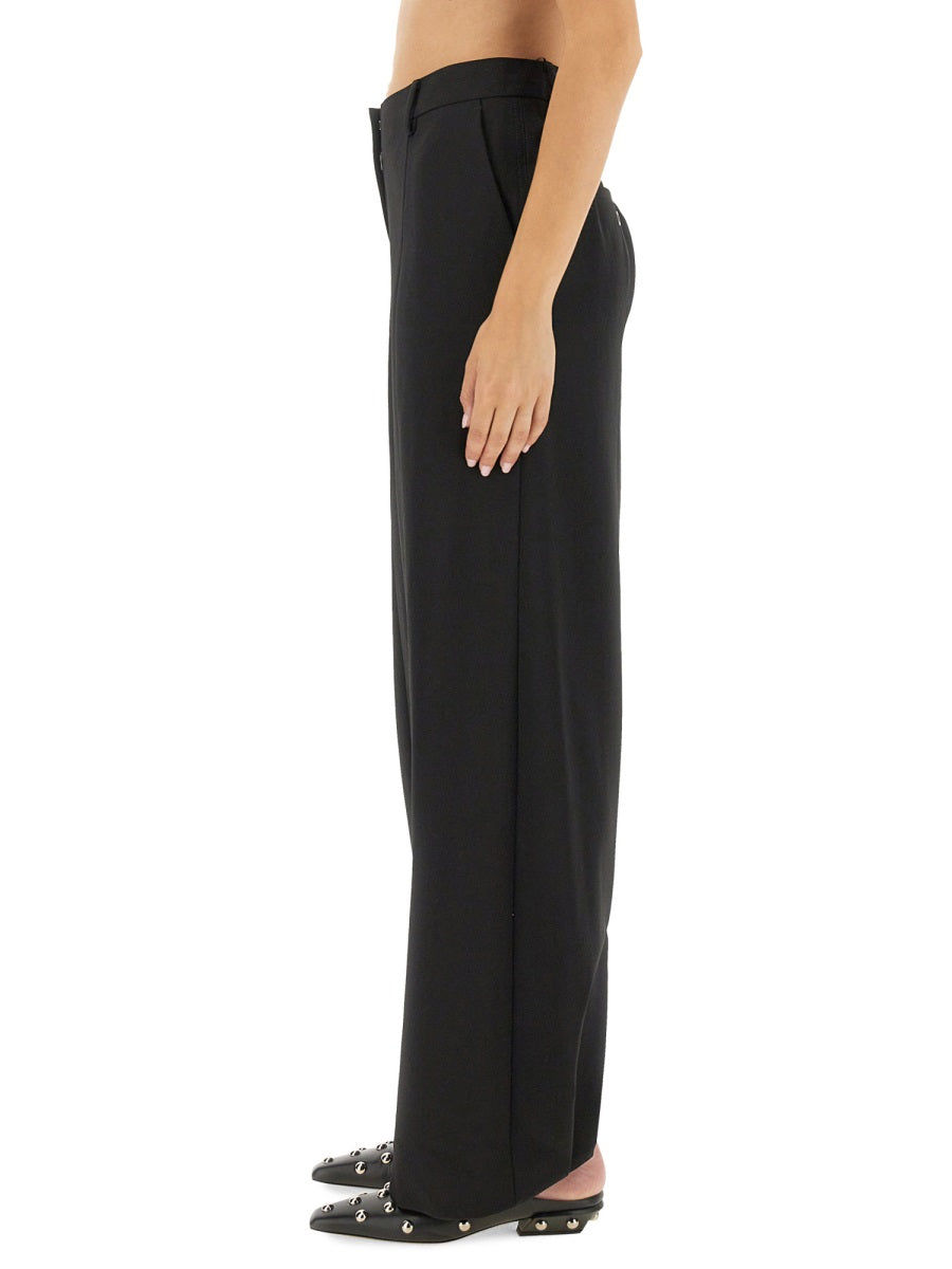 JEAN PAUL GAULTIER Elegant Polyamide Trousers for Women - FW25 Collection