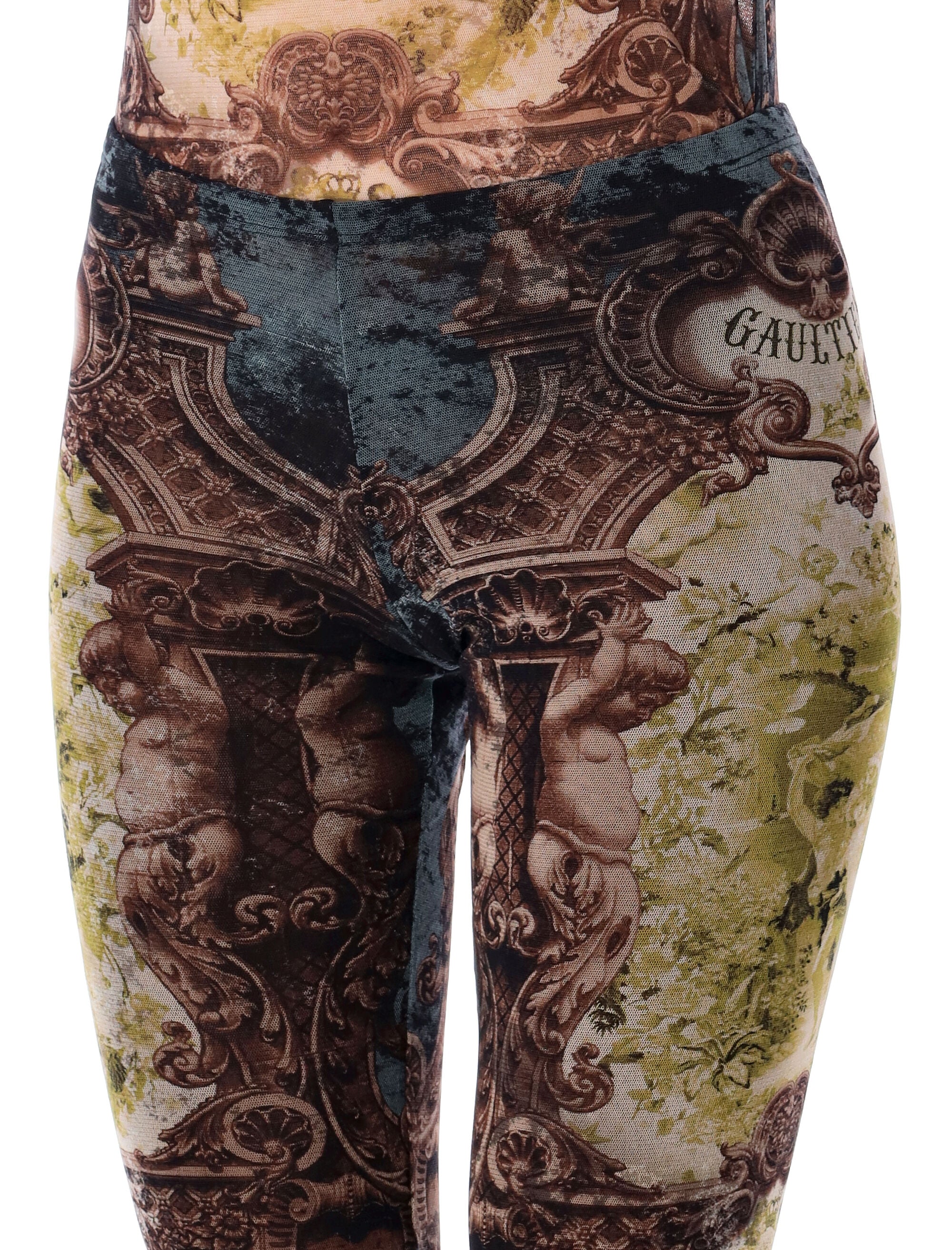 JEAN PAUL GAULTIER Slim Fit Medallion Pants - Size S