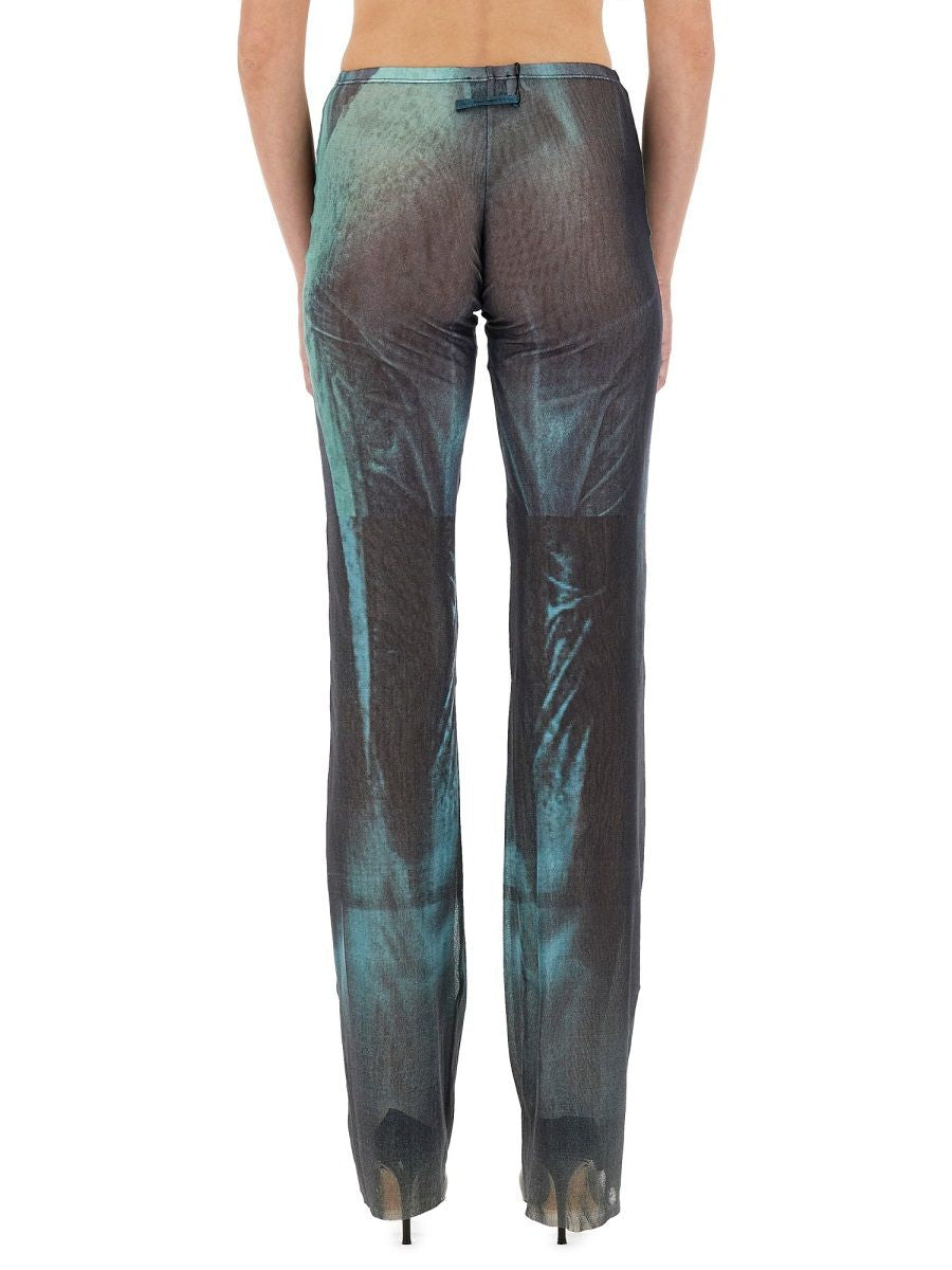 JEAN PAUL GAULTIER Multicolour Polyamide Trousers for Women - FW25 Collection