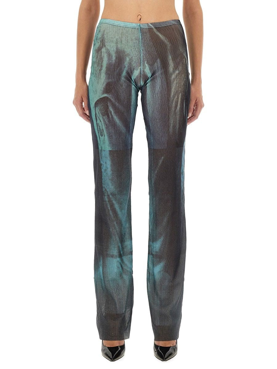JEAN PAUL GAULTIER Multicolour Polyamide Trousers for Women - FW25 Collection