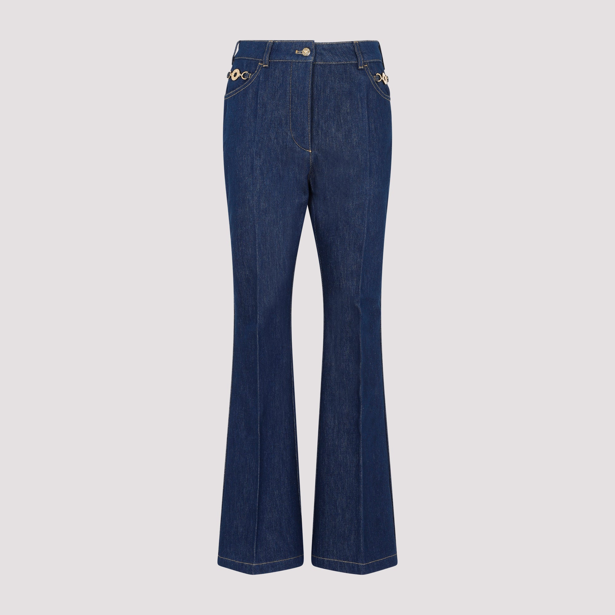 PATOU Flare Denim Trousers - Women’s Stylish Fit