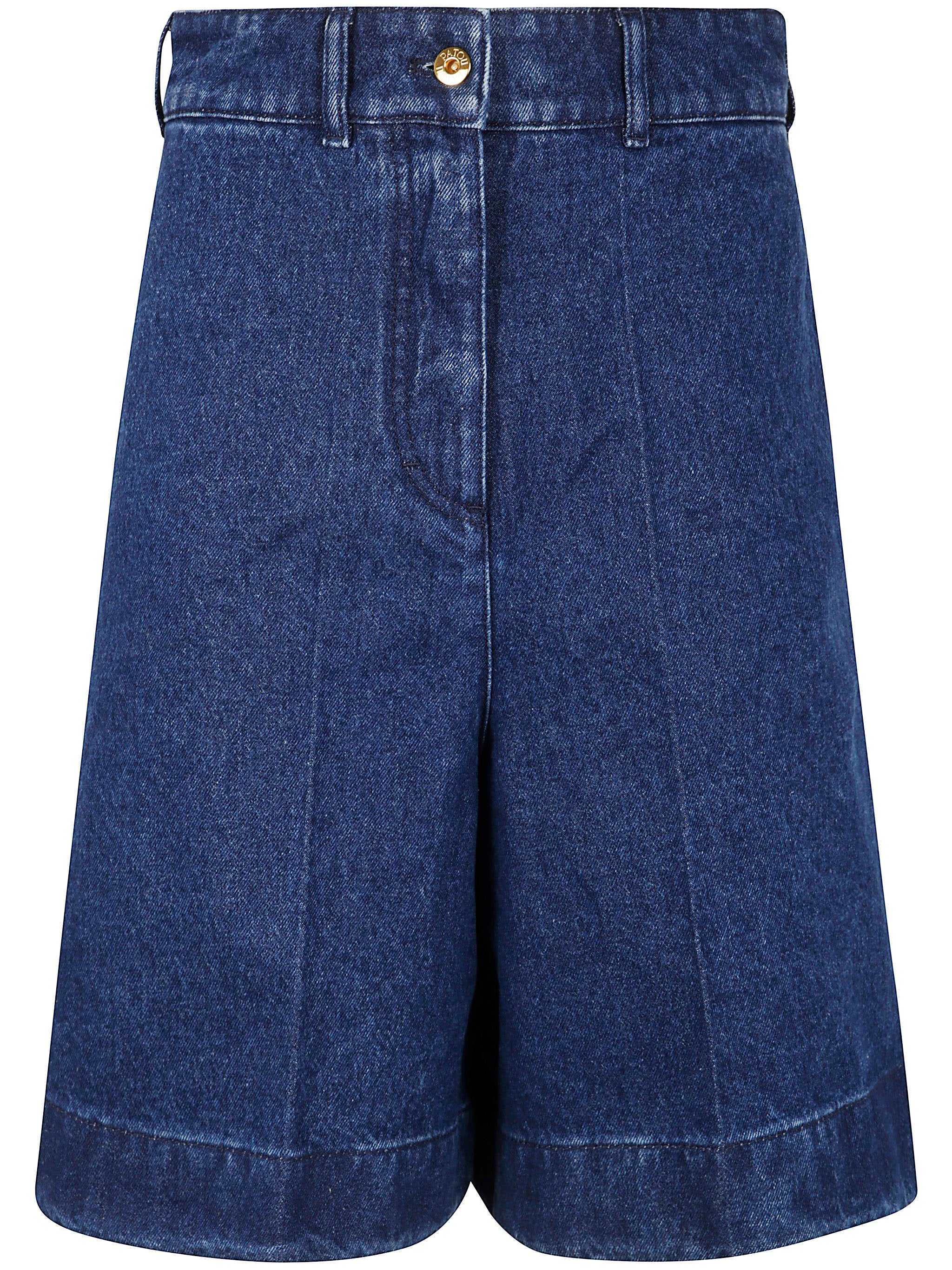 PATOU Stylish Denim Bermuda Shorts for Women - SS25