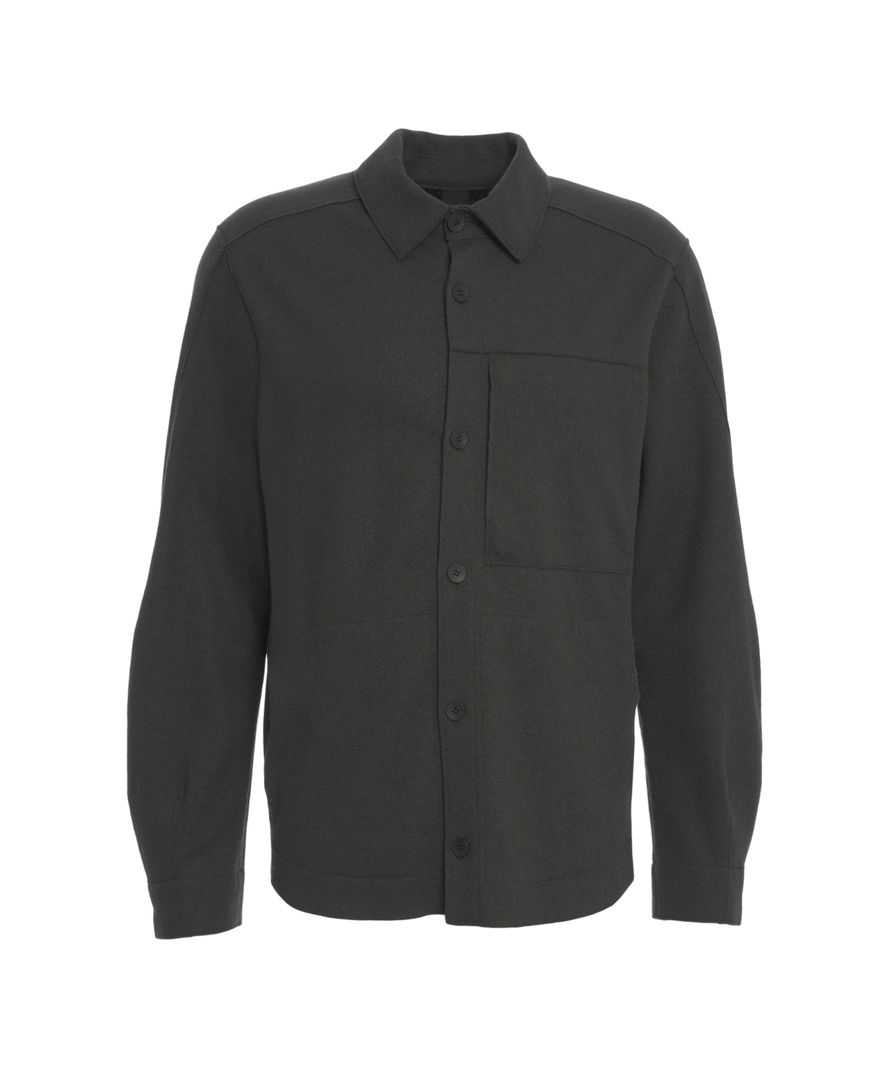 TRANSIT Men's Overshirt in 100% Virgin Wool