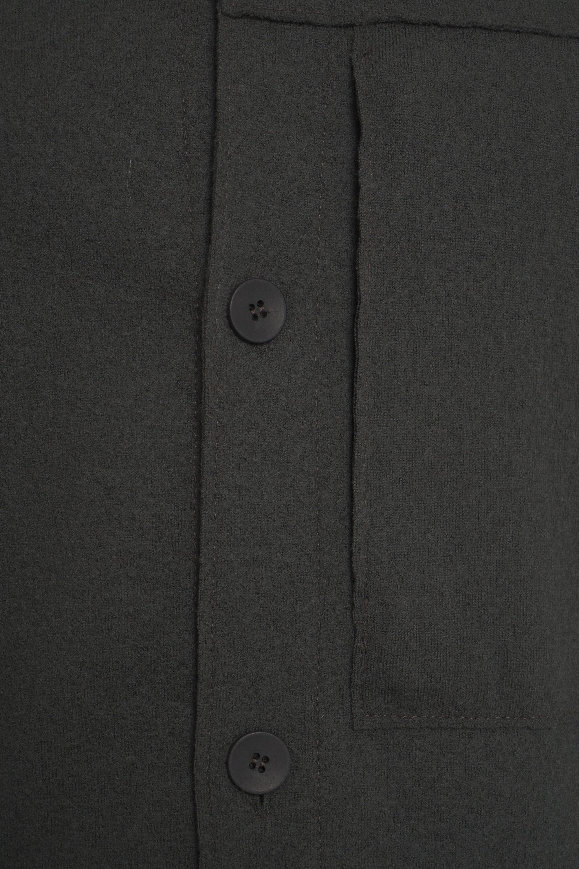 TRANSIT Men's Overshirt in 100% Virgin Wool