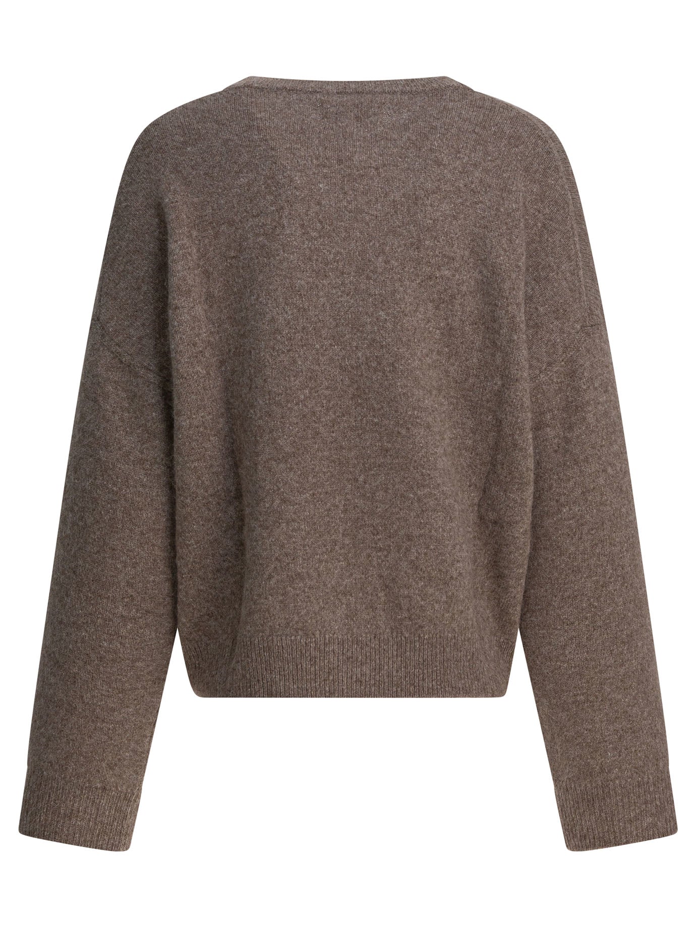 LOULOU DE SAISON Oversized Wool-Blend Crewneck Sweater