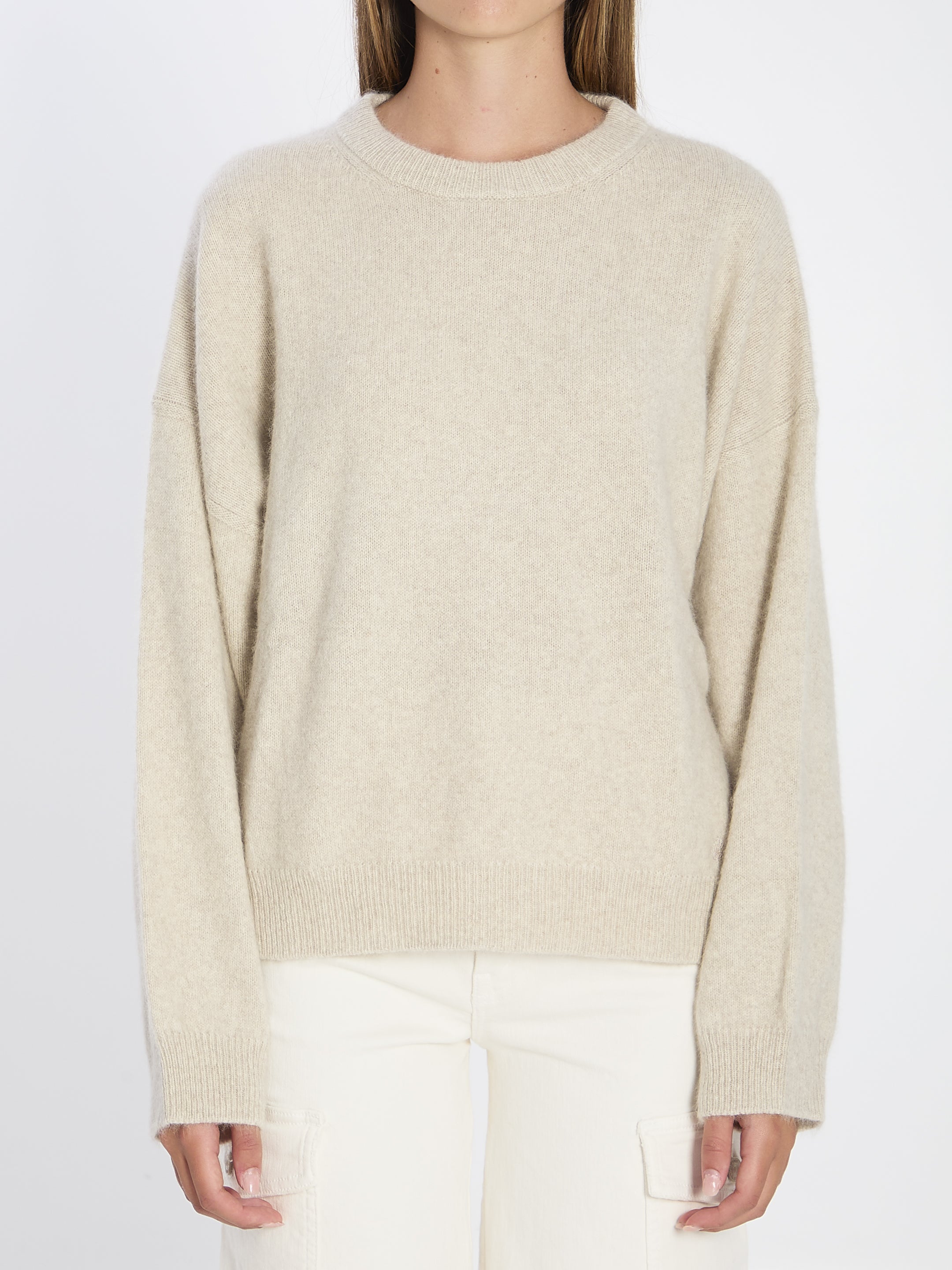 LOULOU DE SAISON Tristan Crew Neck Sweater - Relaxed Fit