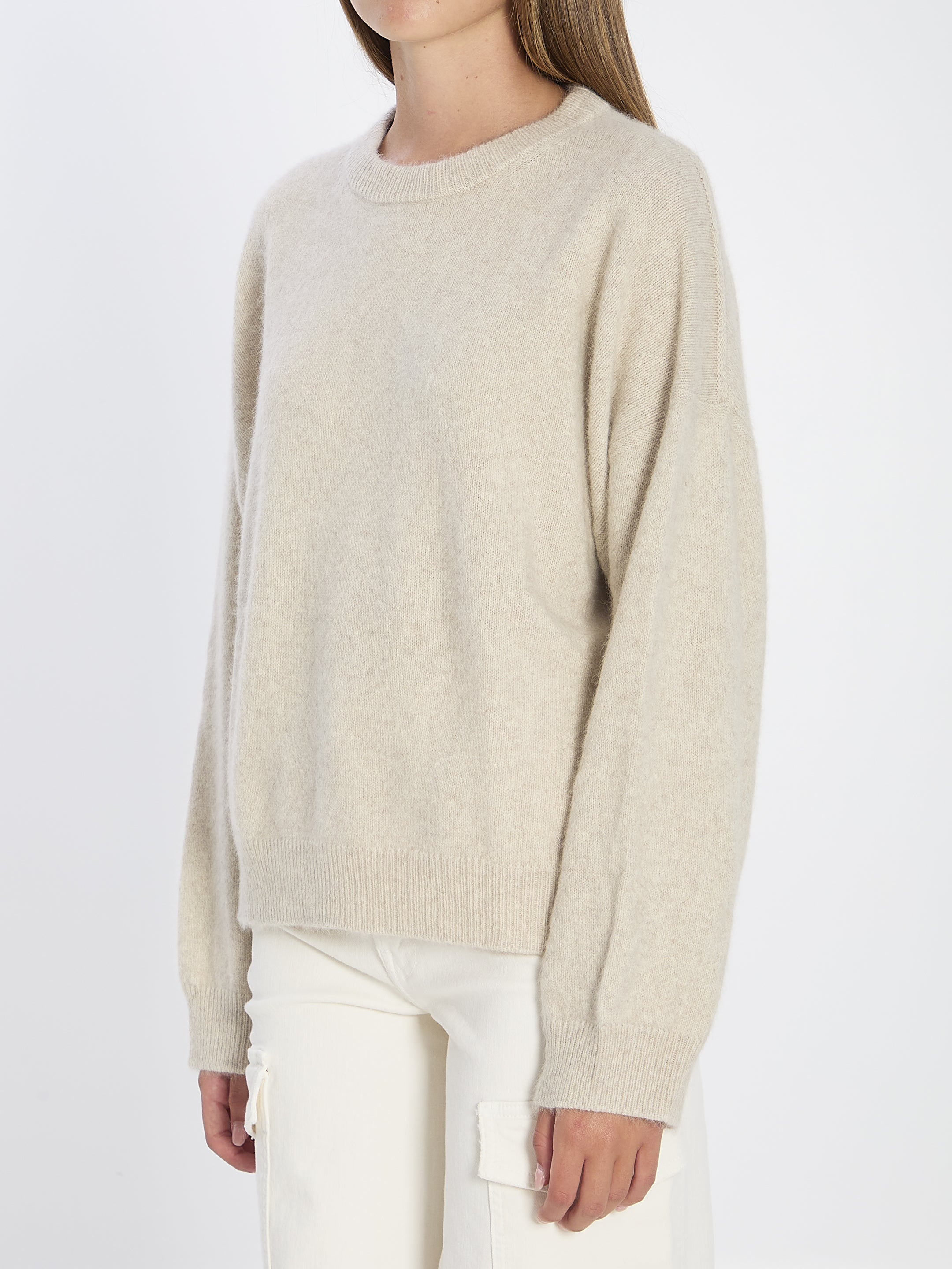 LOULOU DE SAISON Tristan Crew Neck Sweater - Relaxed Fit