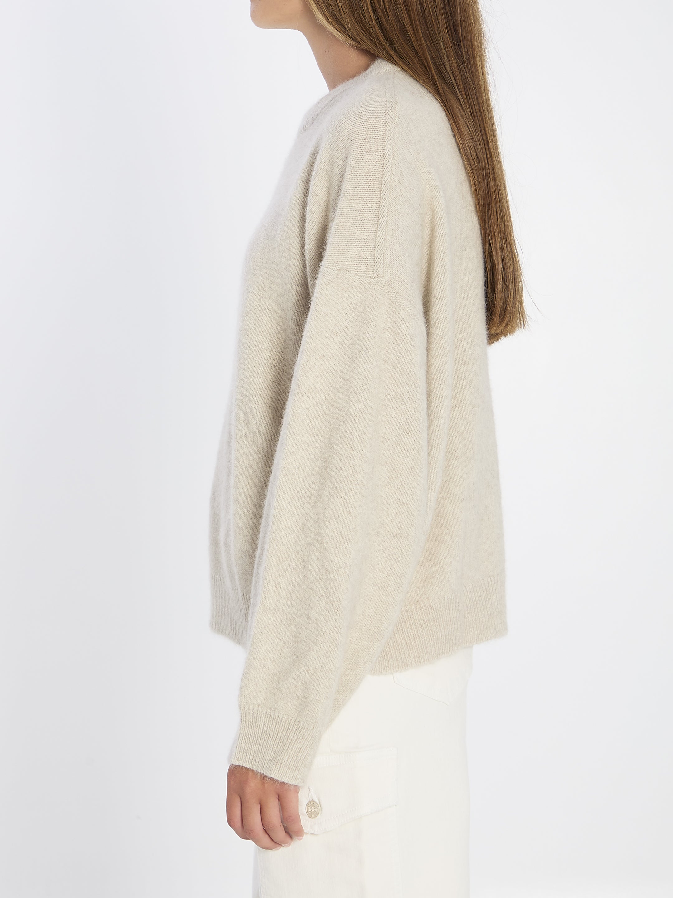 LOULOU DE SAISON Tristan Crew Neck Sweater - Relaxed Fit