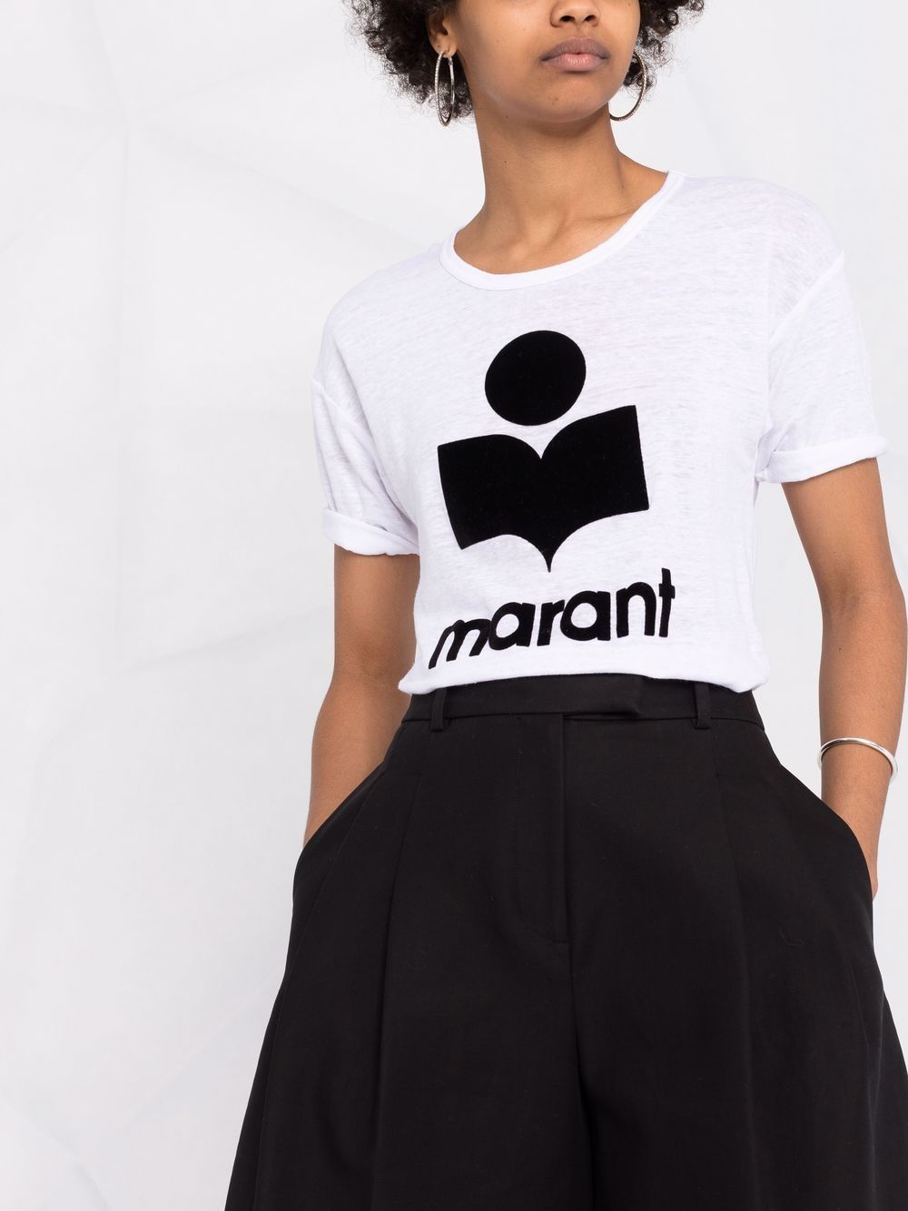 ISABEL MARANT ETOILE Linen Koldi T-Shirt for Women - SS25