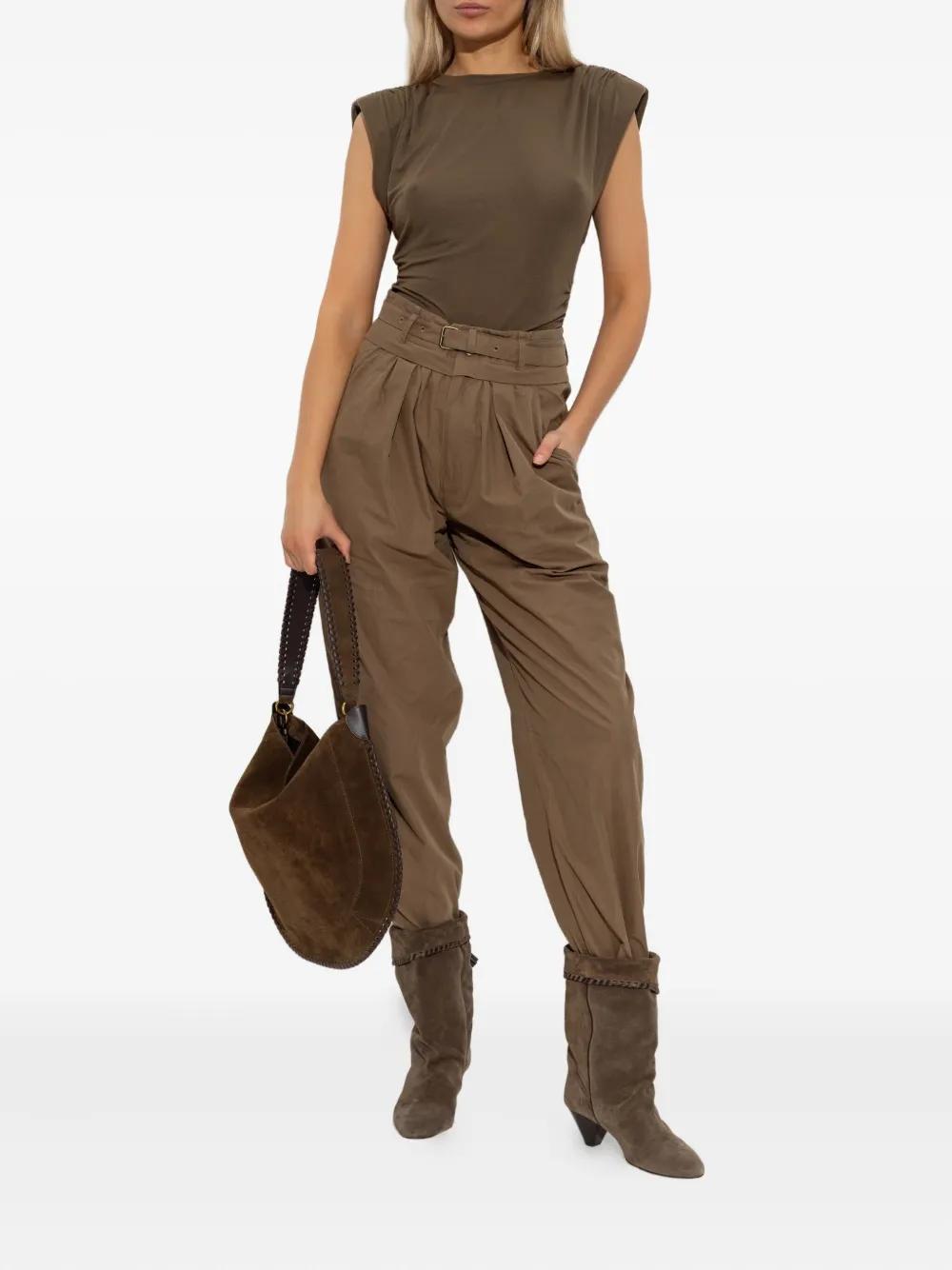 ISABEL MARANT ETOILE Gathered Shoulder Tee