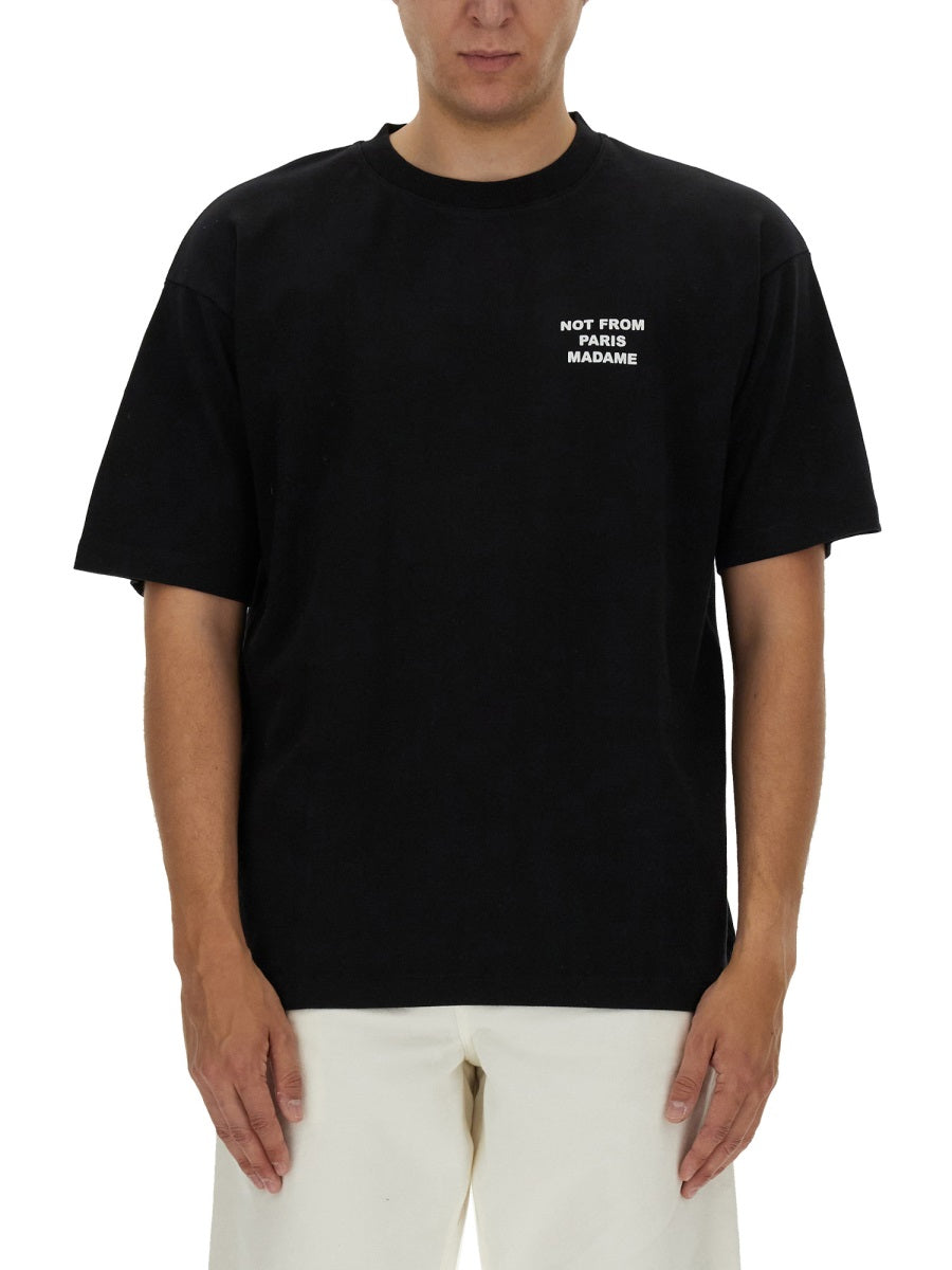 DRÔLE DE MONSIEUR Classic Cotton T-Shirt - Size L