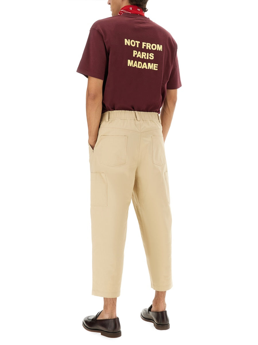 DRÔLE DE MONSIEUR Classic Cotton T-Shirt - Size L