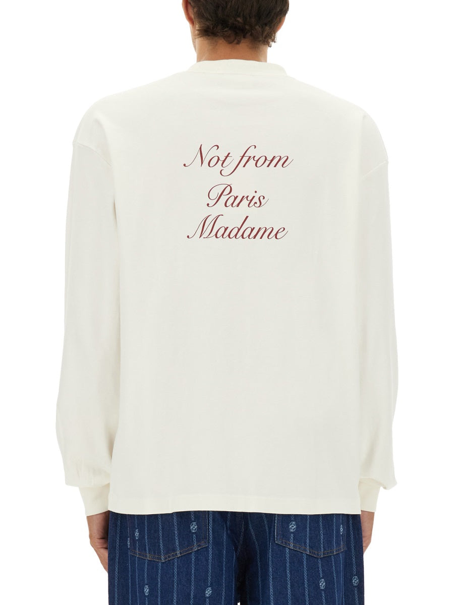 DRÔLE DE MONSIEUR Classic Cotton T-Shirt - Size L