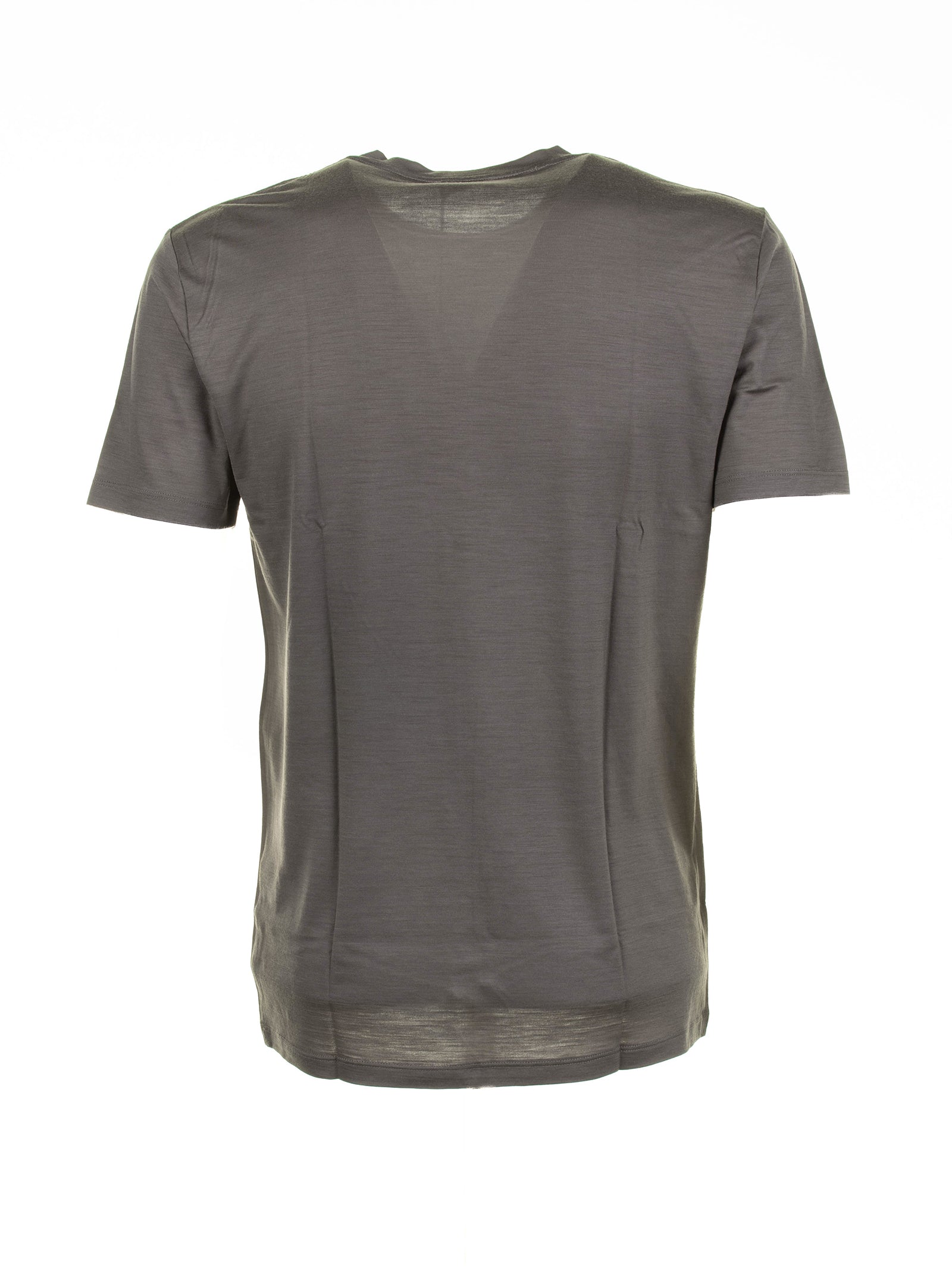 ALBENI 1905 Merino Wool Mud T-Shirt for Men