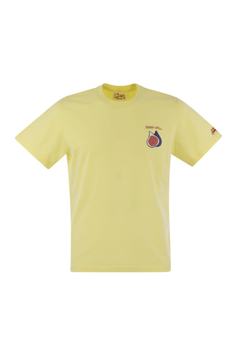 MC2 SAINT BARTH Men’s Short Sleeve T-Shirt with Chest Print