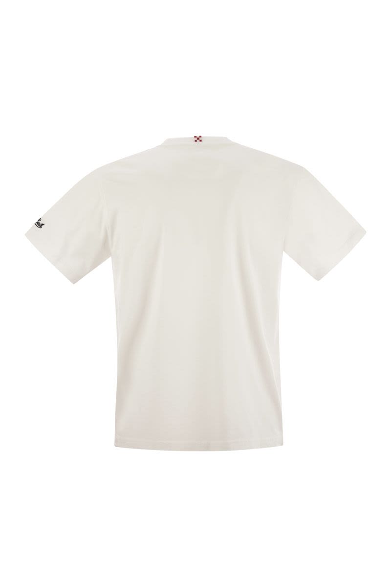 MC2 SAINT BARTH Men's Classic T-Shirt with Chest Print