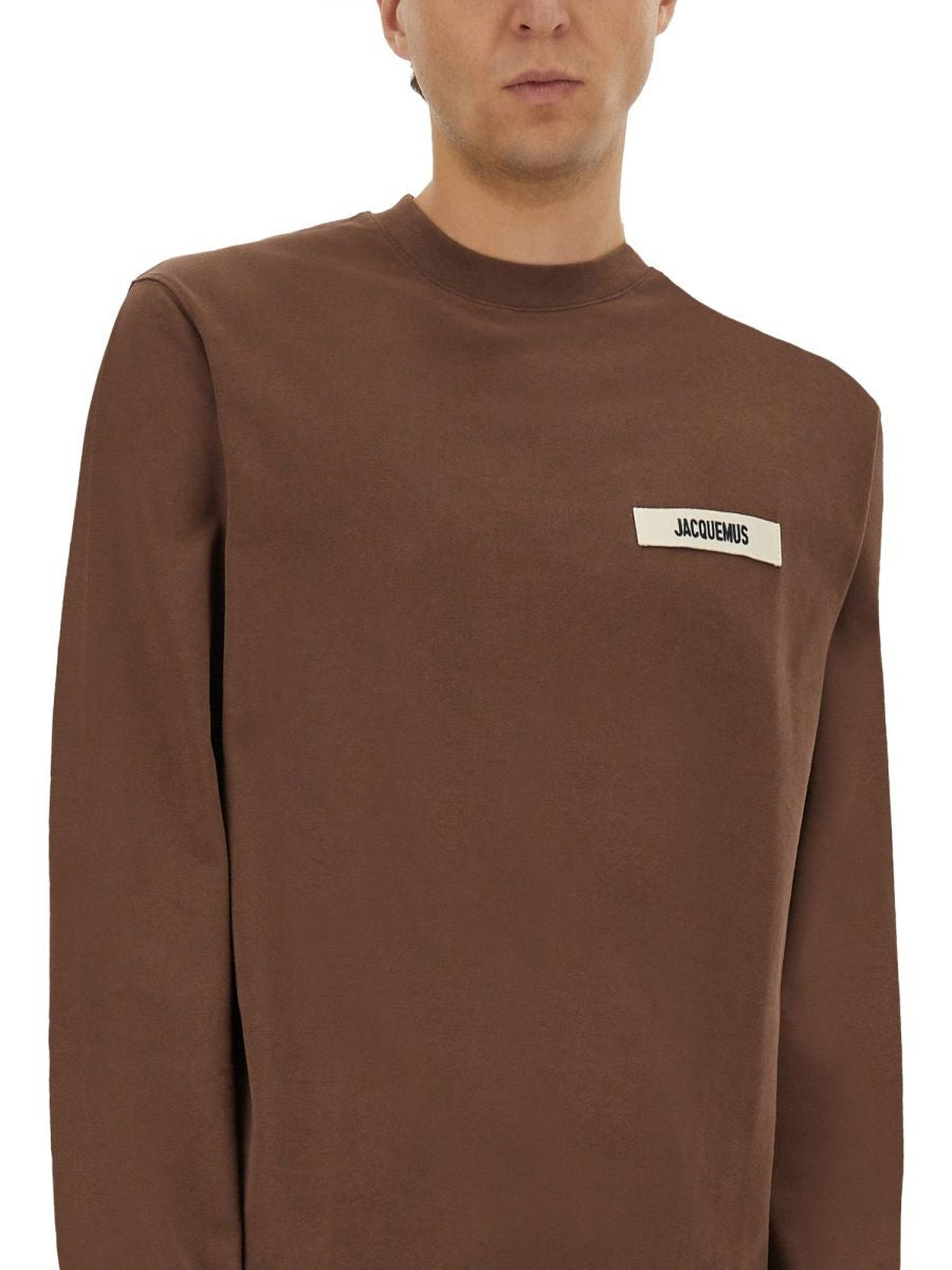 JACQUEMUS Long Sleeve Cotton T-Shirt