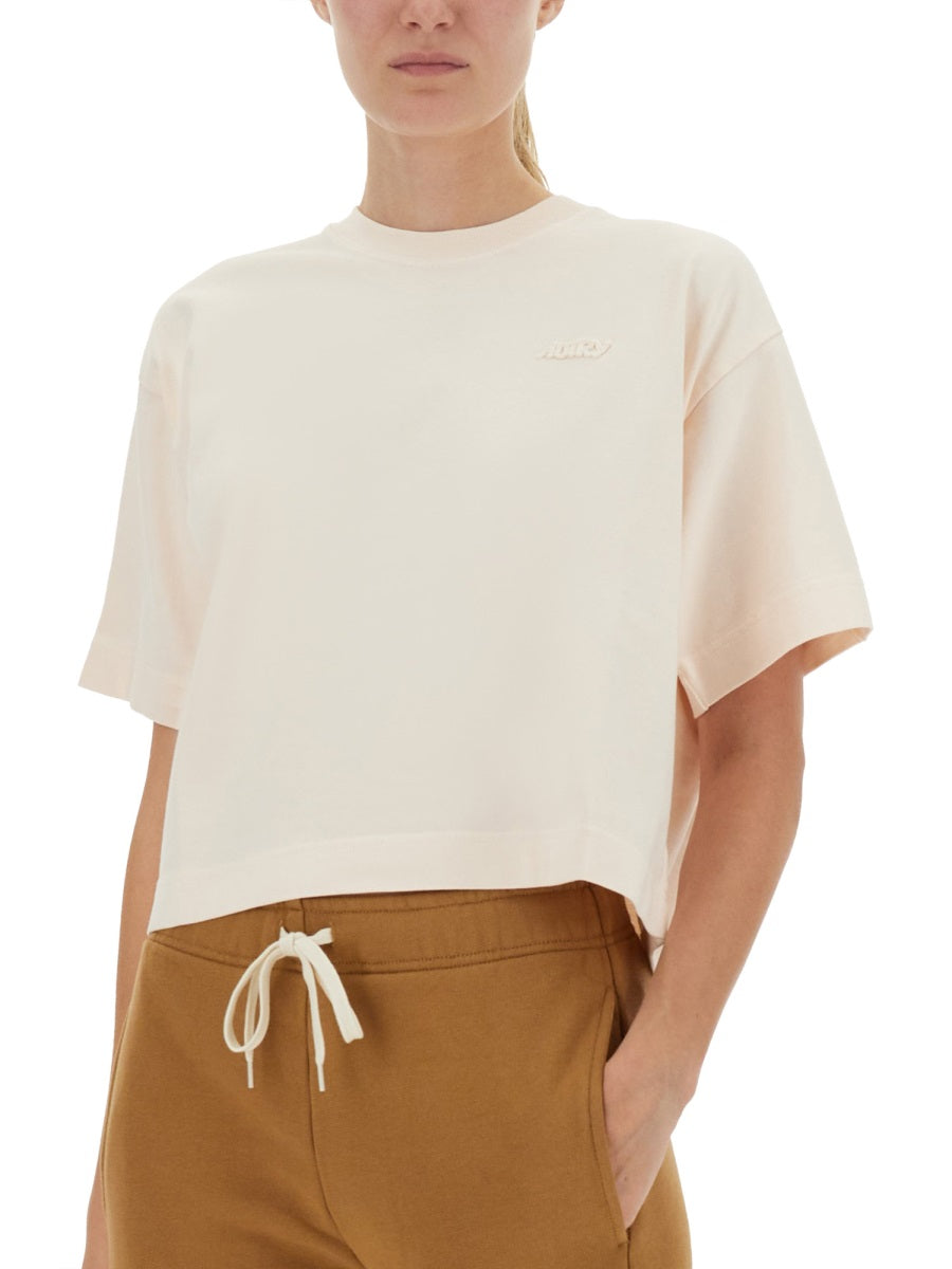 AUTRY Cotton T-Shirt for Women - Fall/Winter 2025