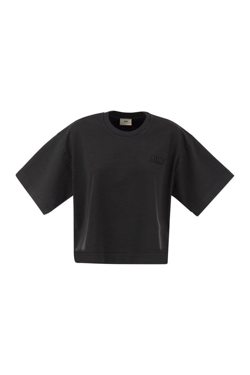AUTRY Boxy Women's T-Shirt with Logo
