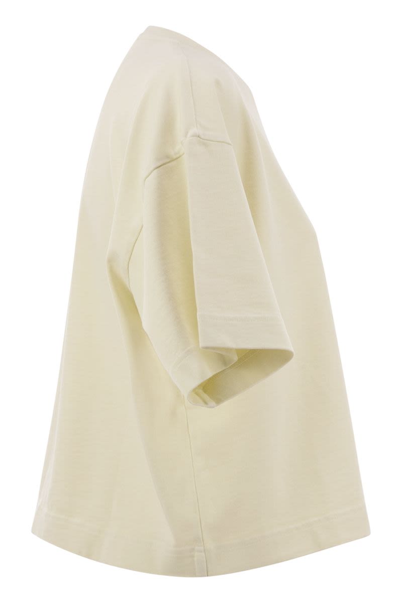 AUTRY Boxy T-Shirt with Logo for Women