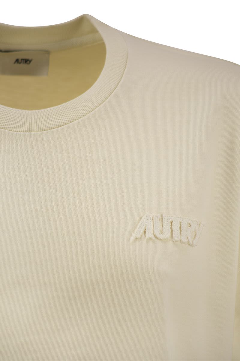 AUTRY Boxy T-Shirt with Logo for Women