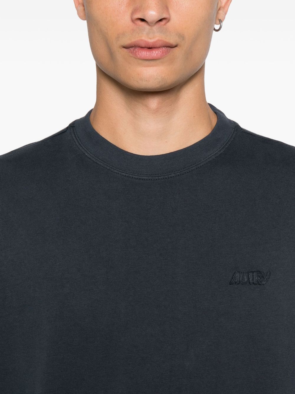 AUTRY Classic Cotton Crew Neck T-Shirt