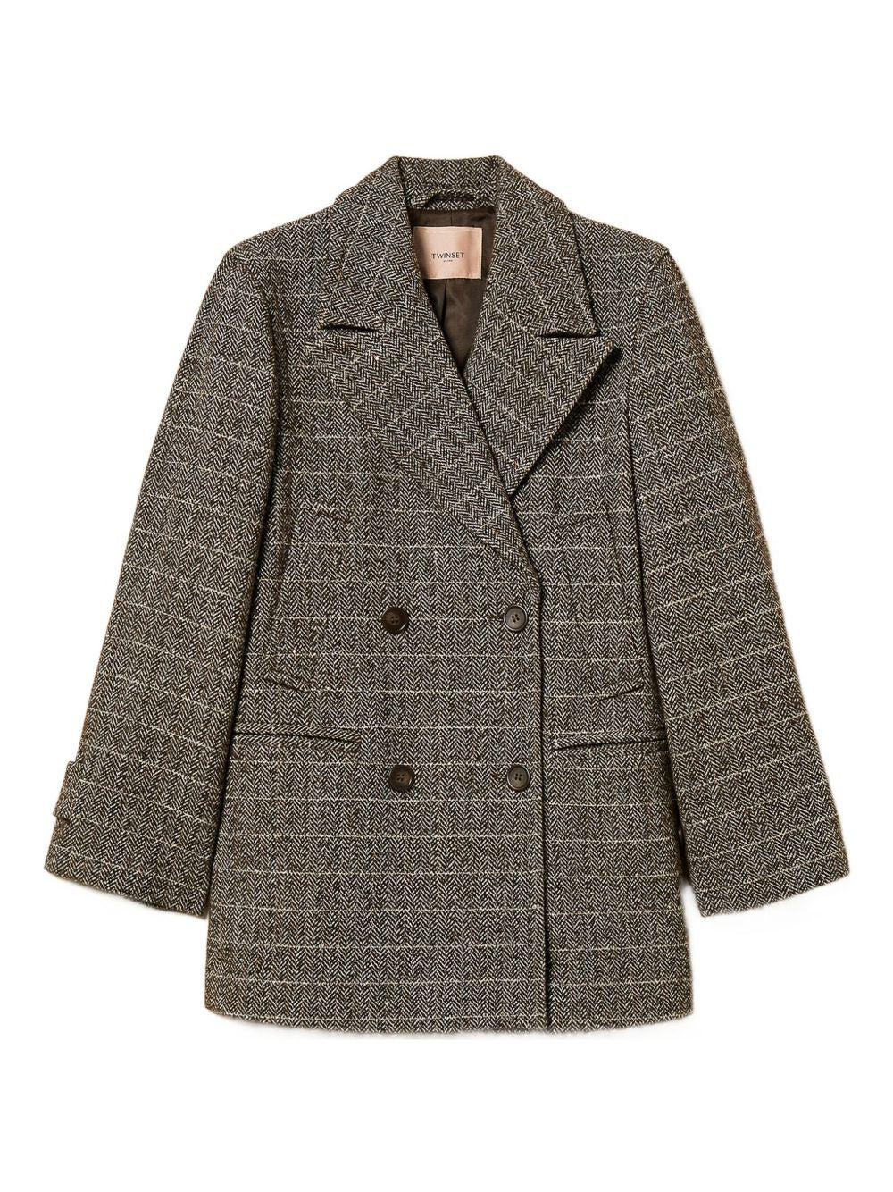 TWIN SET Stylish Women’s Layered Jacket