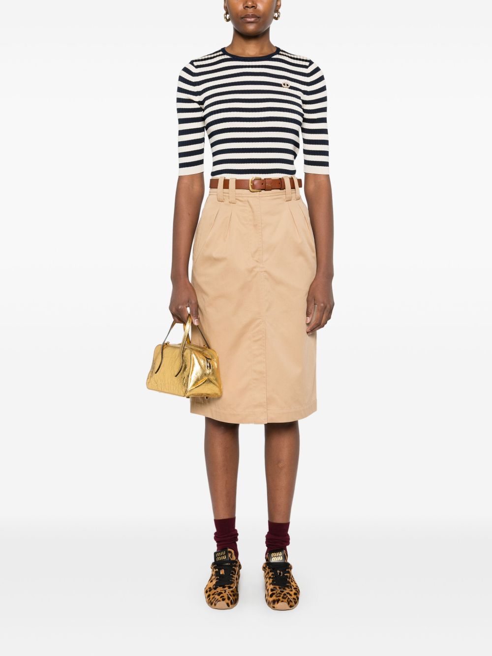 TWIN SET Relaxed Fit Stylish Sweatshirt for Women