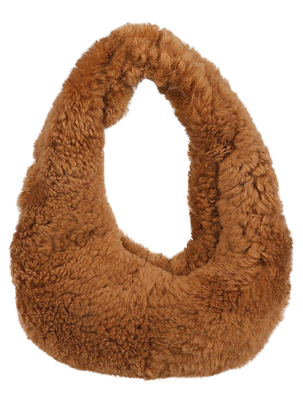 ANITA BILARDI Faux Fur Shoulder Mini Handbag