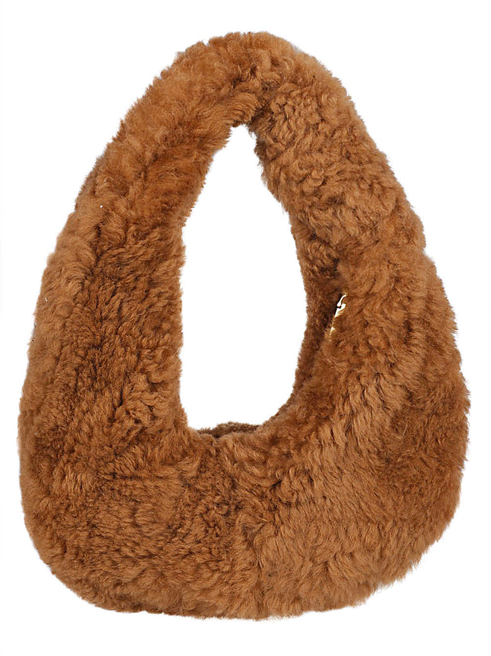 ANITA BILARDI Faux Fur Shoulder Mini Handbag