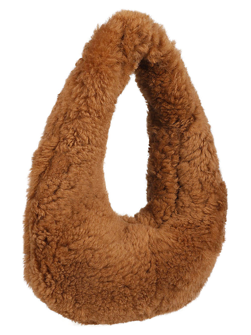 ANITA BILARDI Faux Fur Shoulder Mini Handbag