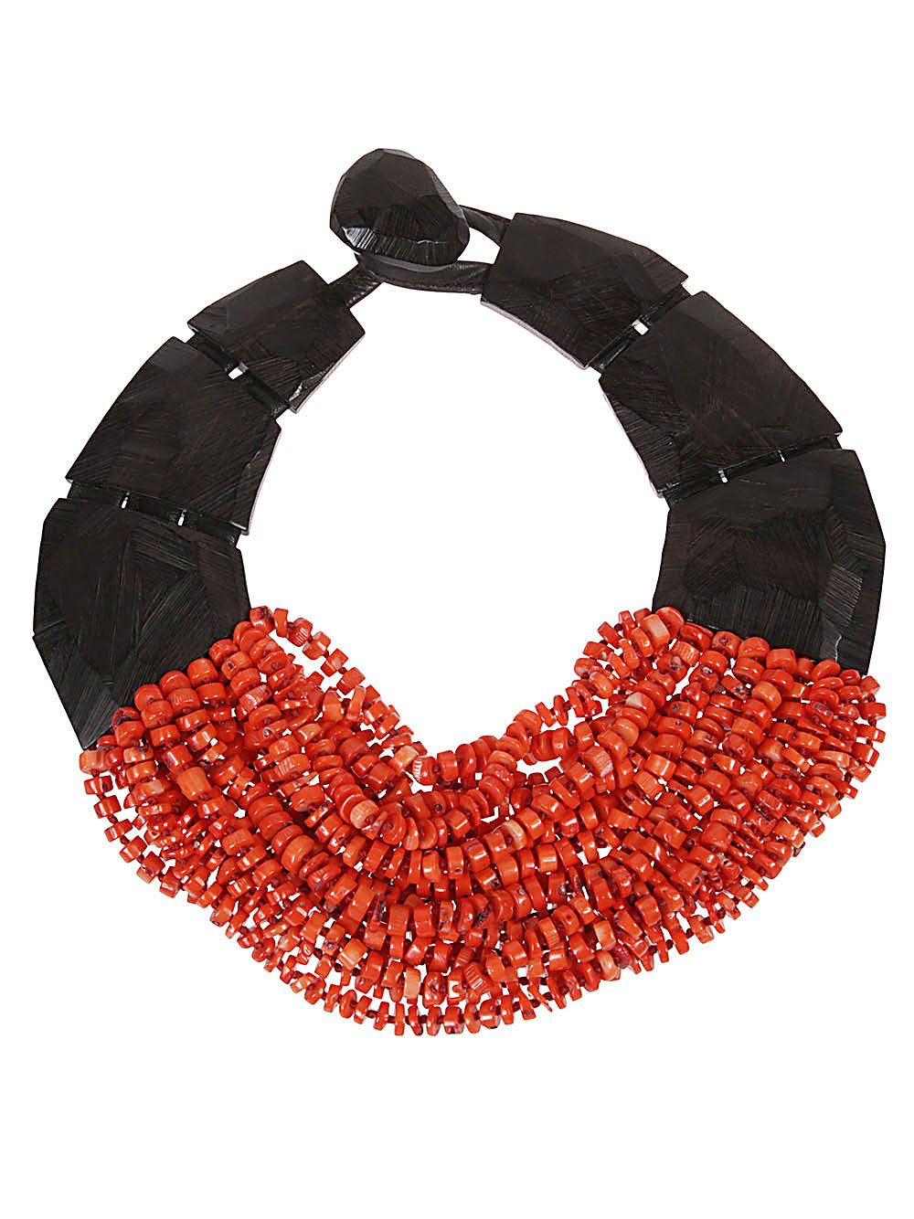 MONIES Multi-Strand Coral Necklace for Women