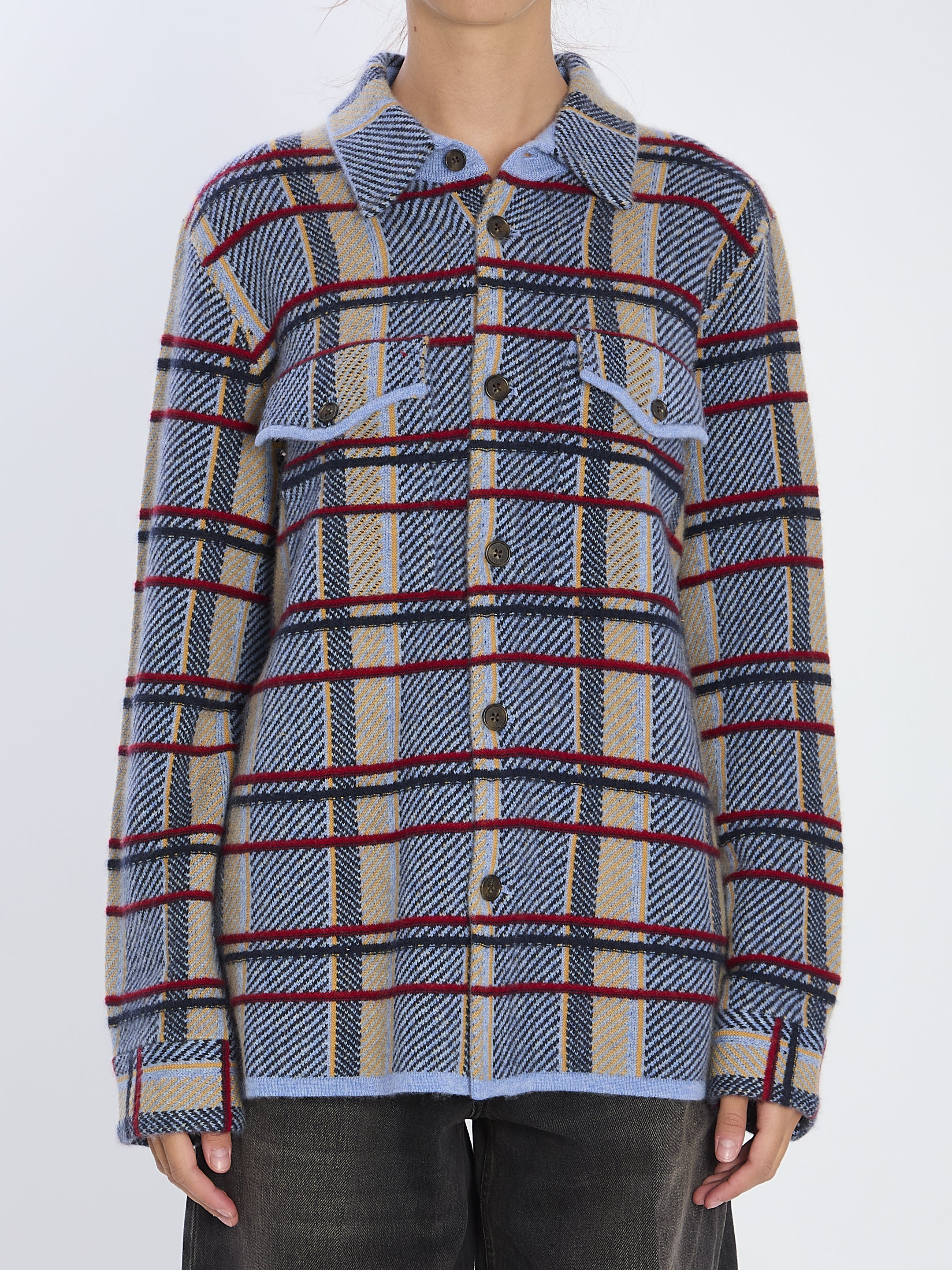 GUEST IN RESIDENCE Plaid Work Shirt - Unisex Regular & Oversized Fit