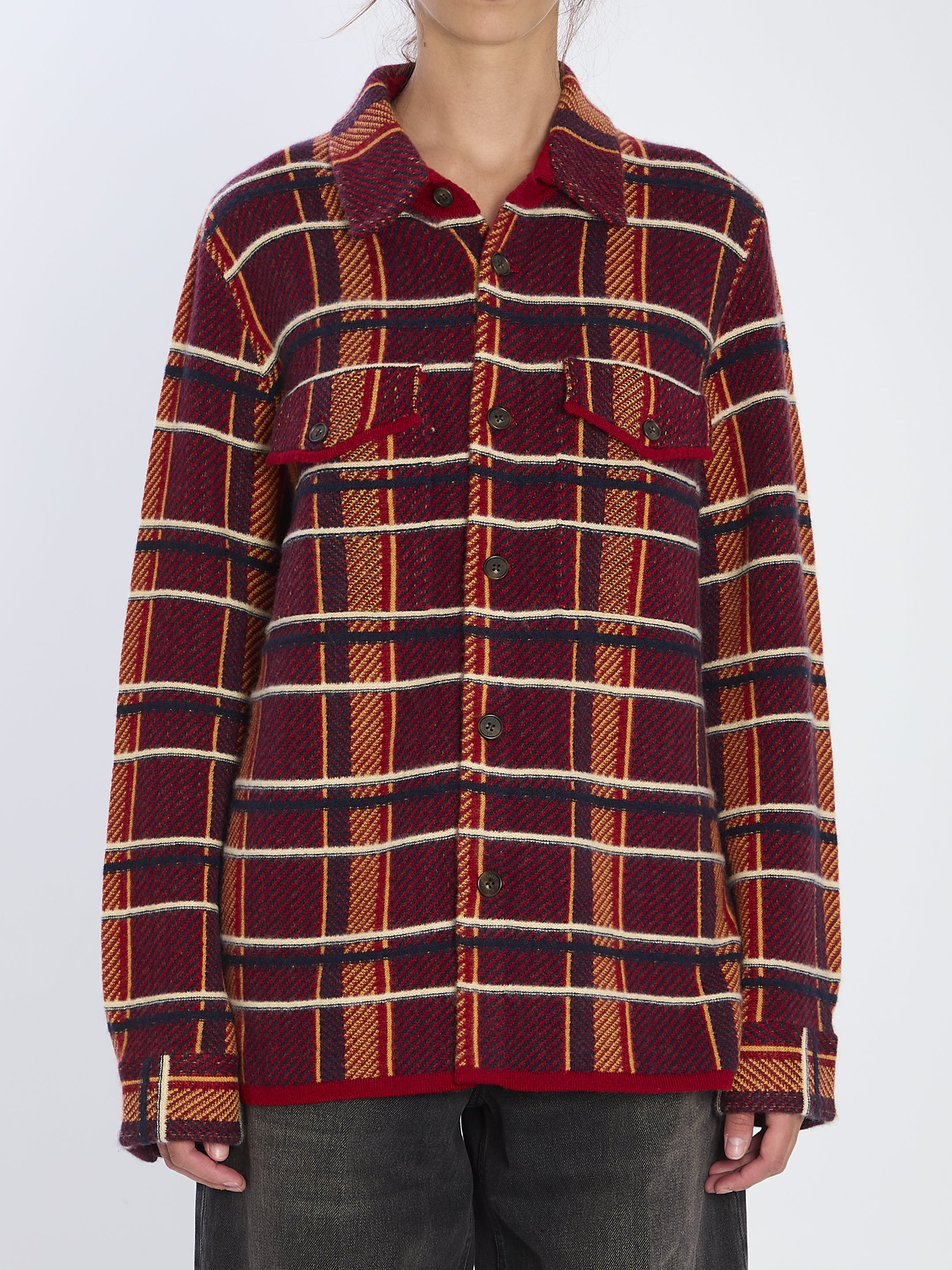 GUEST IN RESIDENCE Plaid Work Shirt - Unisex Oversized Fit