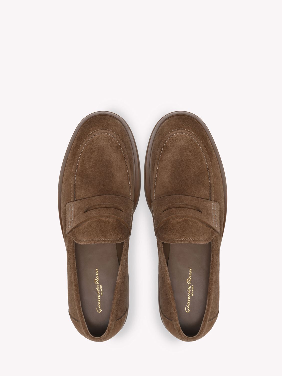 GIANVITO ROSSI Men's Classic Moccasins for Spring/Summer 2025