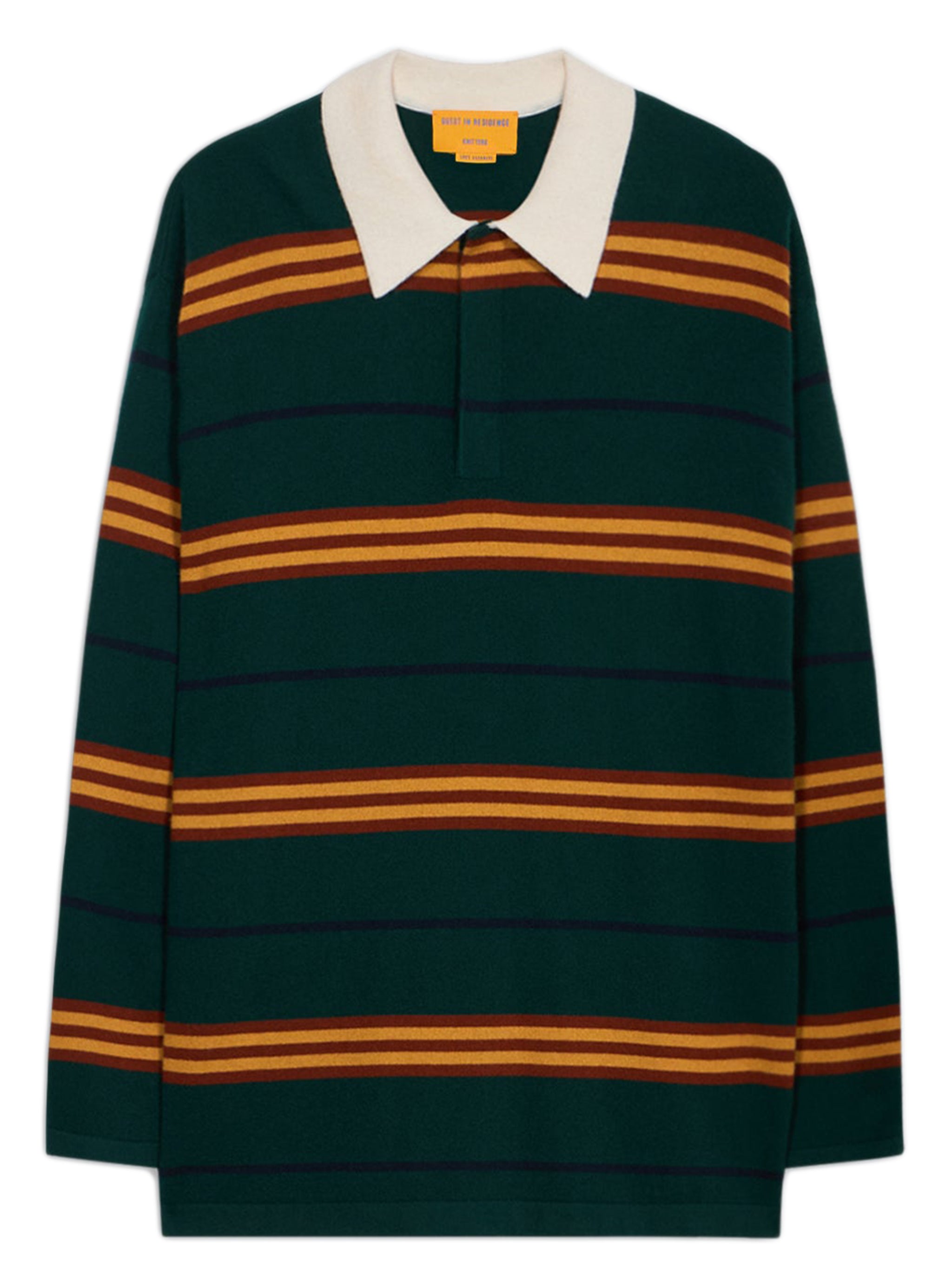 GUEST IN RESIDENCE Men's Striped Rugby Sweater in Comfortable Fit