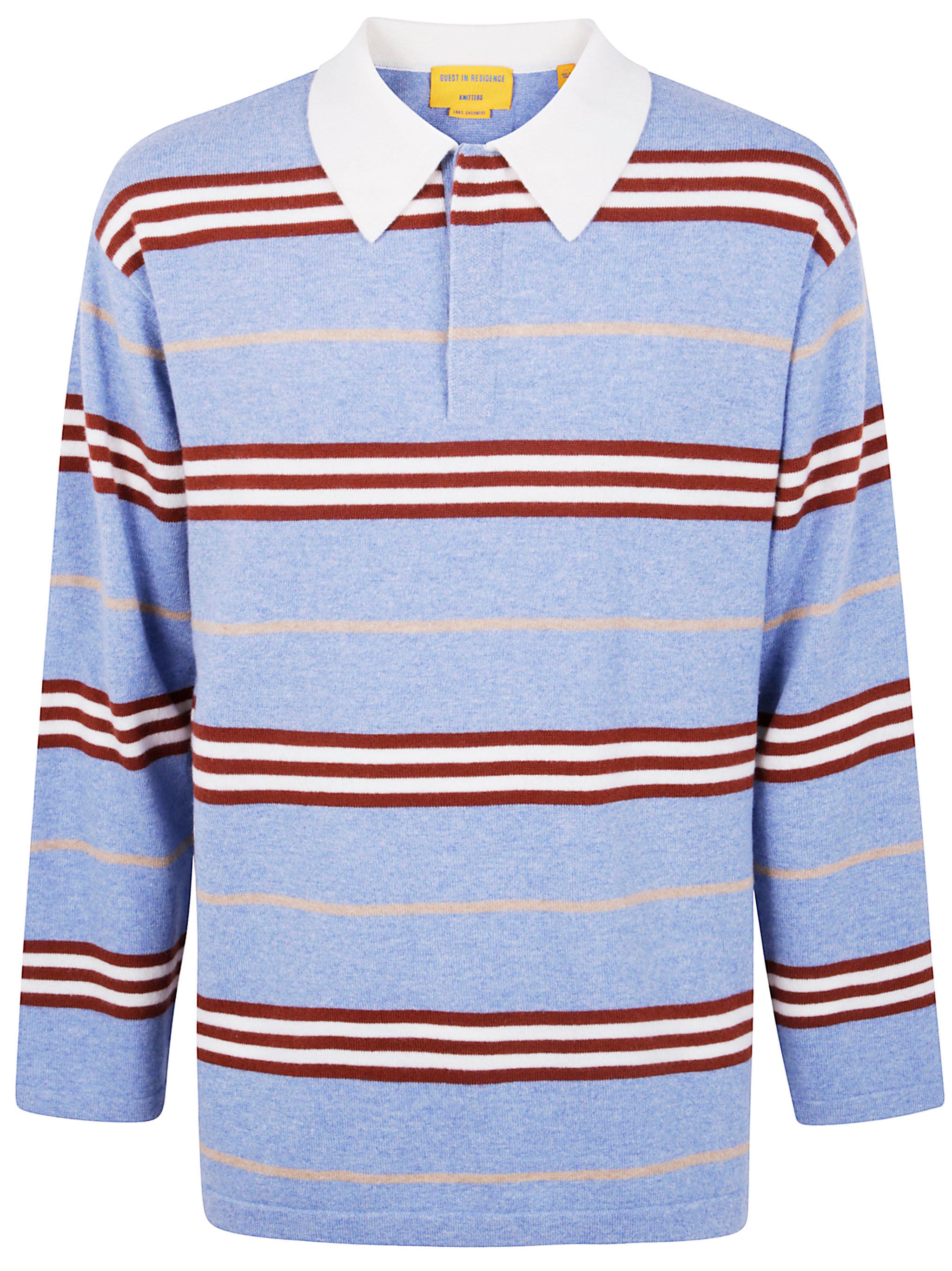 GUEST IN RESIDENCE Classic Striped Rugby Polo Shirt