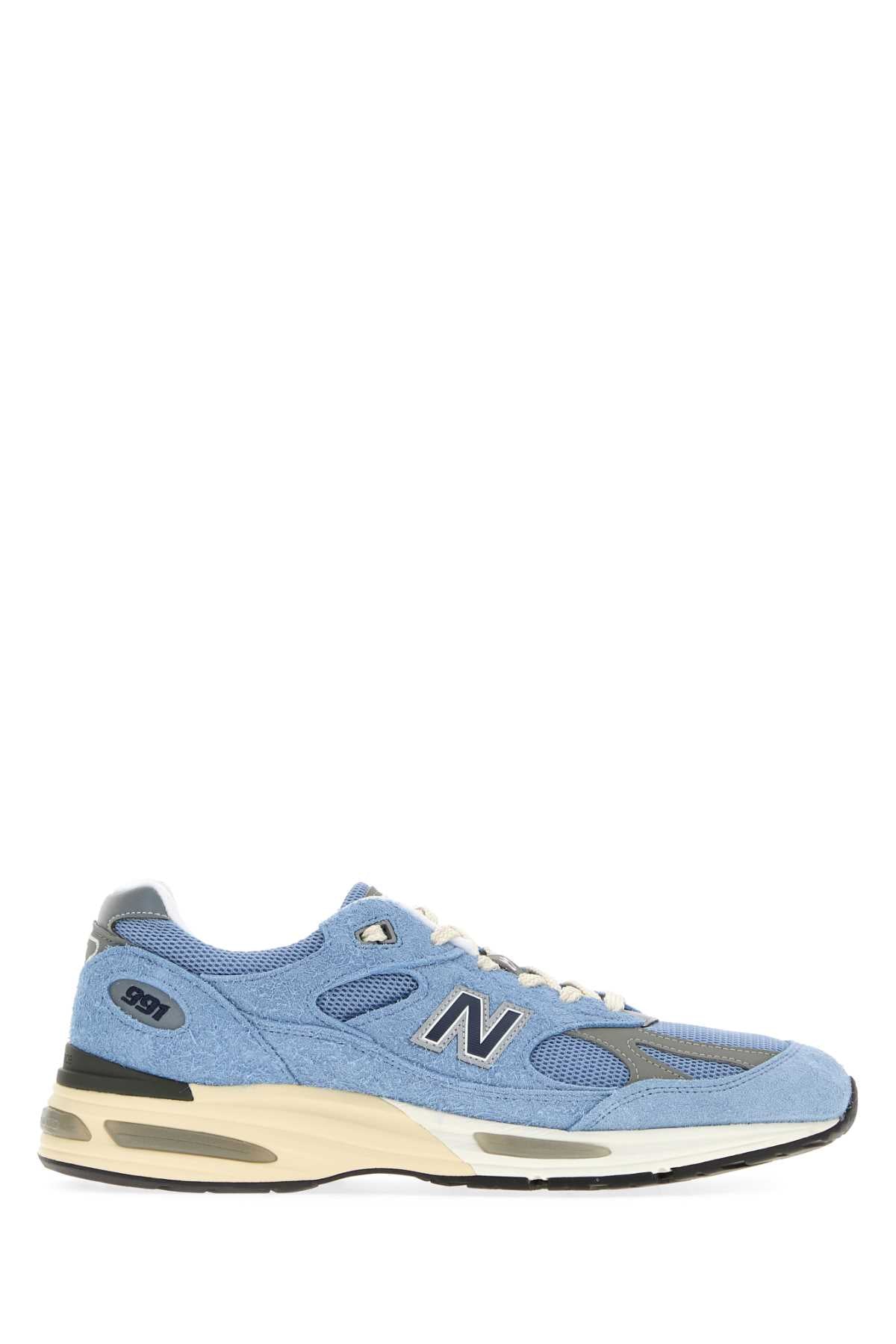 NEW BALANCE Unisex Suede and Mesh 991V2 Sneakers