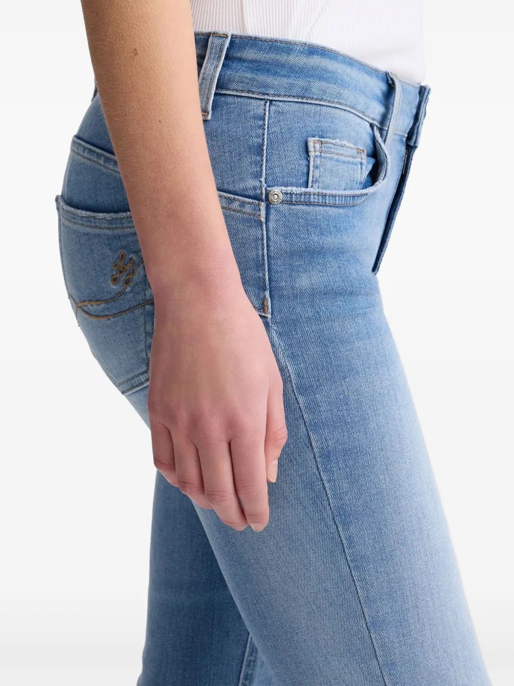 LIU JO Women’s Light Denim Trumpet Pants